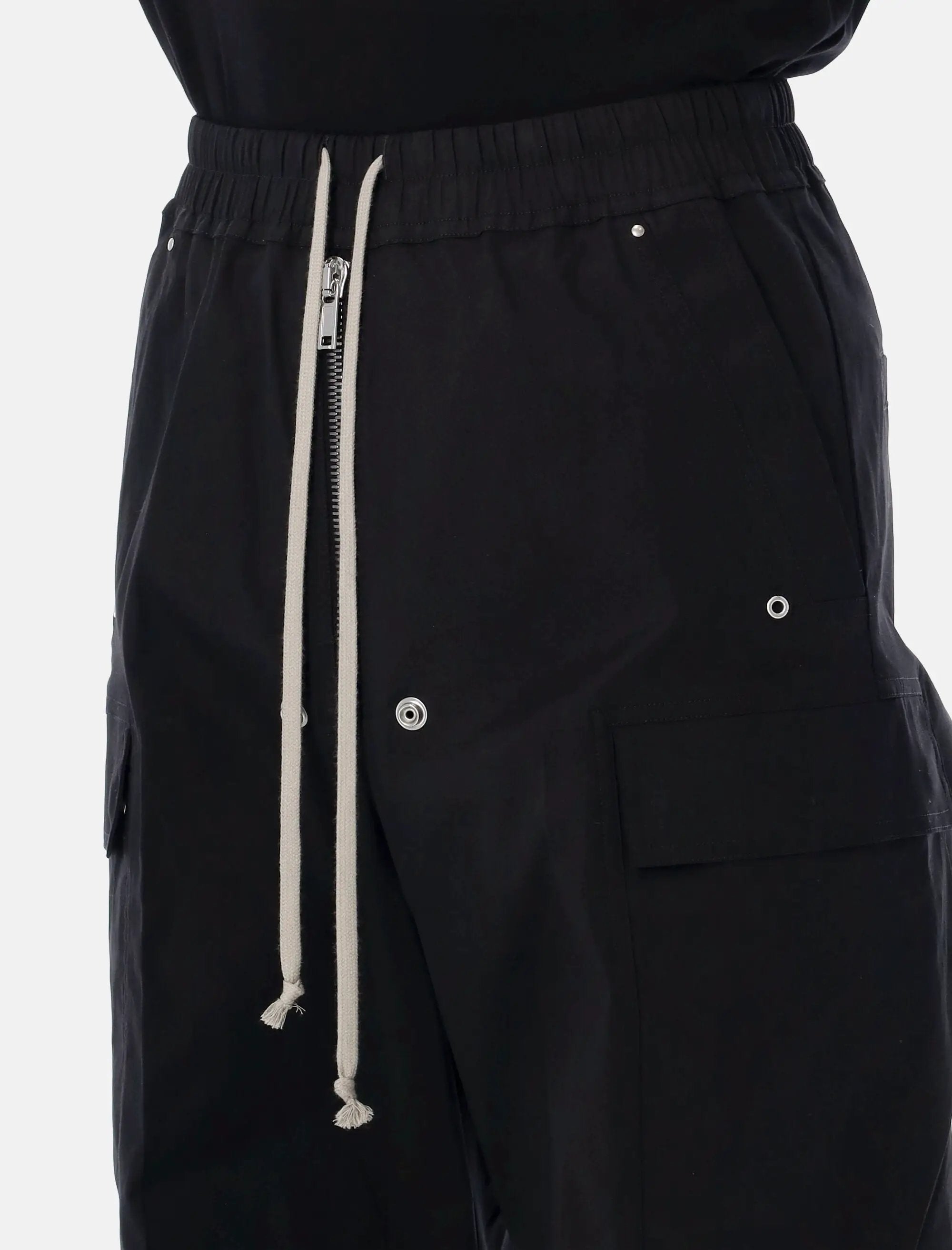 Cargobelas Black Oplin Pants Rick owens – Гарантія оригінальності – детальний вид