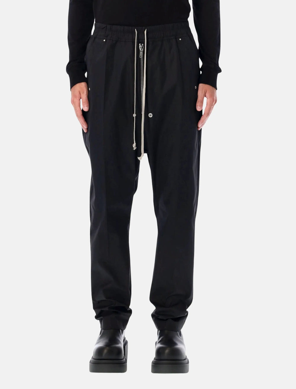 Bela Poplin Pants Rick owens – Гарантія оригінальності – боковий вид