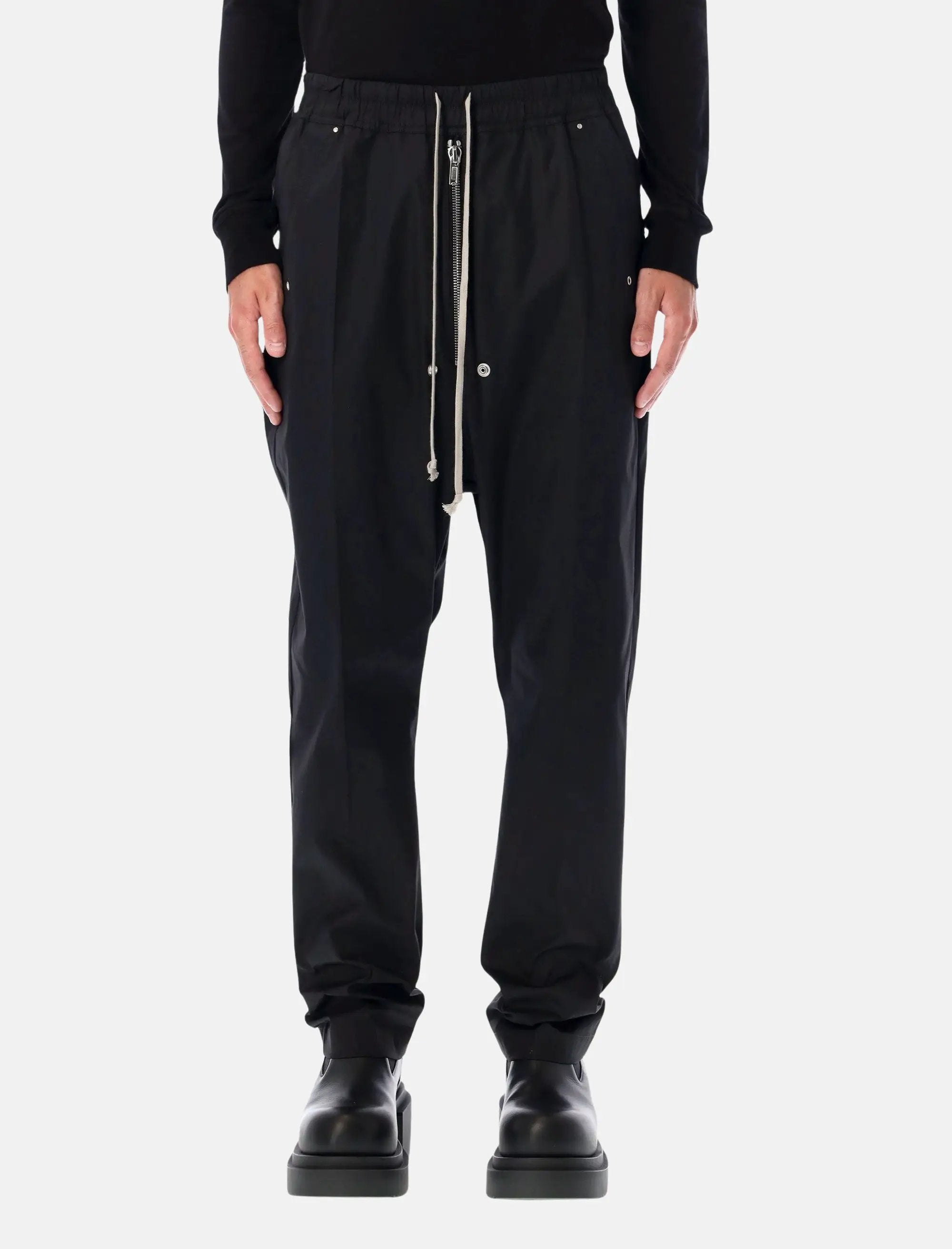 Bela Poplin Pants Rick owens – Гарантія оригінальності – боковий вид