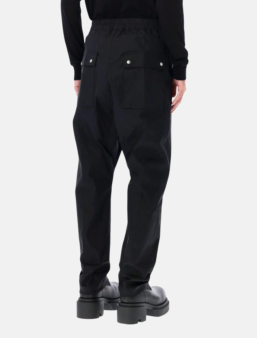 Bela Poplin Pants Rick owens – Гарантія оригінальності – вид ззаду