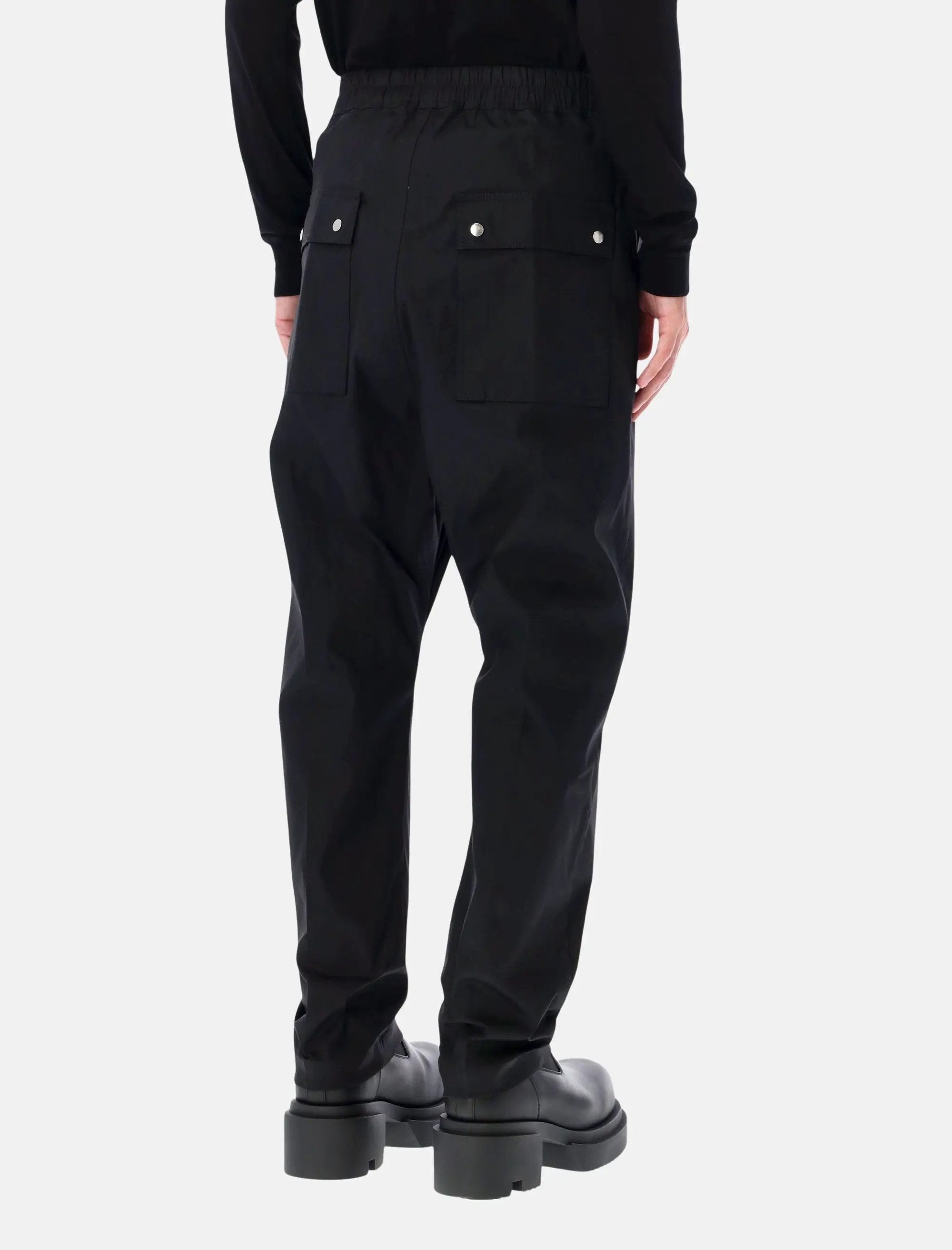 Bela Poplin Pants Rick owens – Гарантія оригінальності – вид ззаду