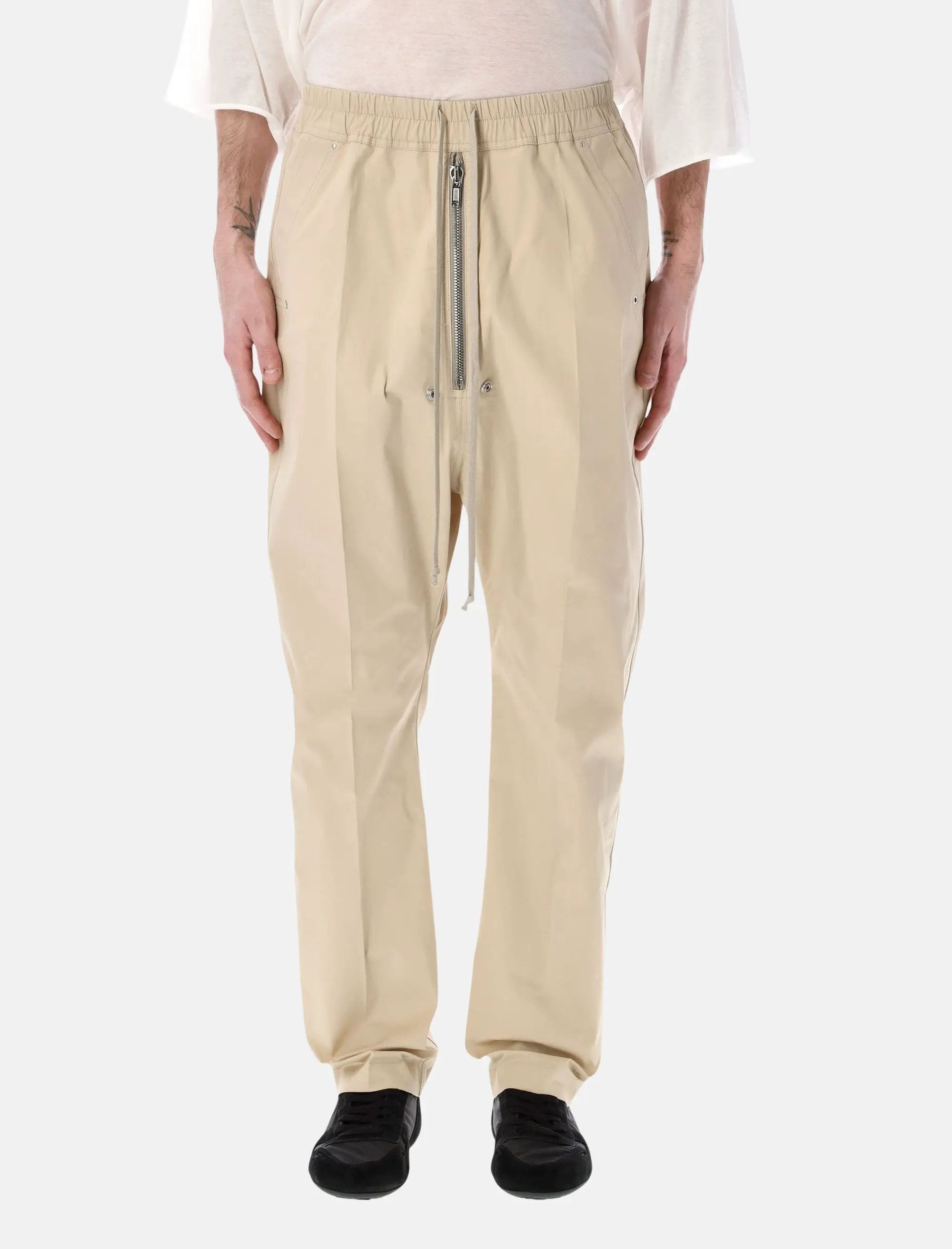 Bela Poplin Pants Rick owens – Гарантія оригінальності – боковий вид
