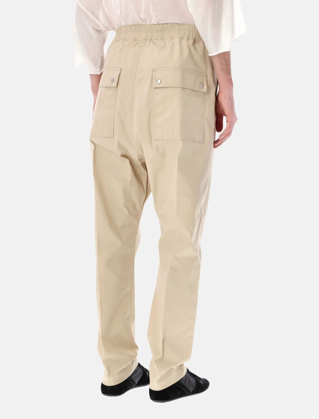 Bela Poplin Pants Rick owens – Гарантія оригінальності – вид ззаду