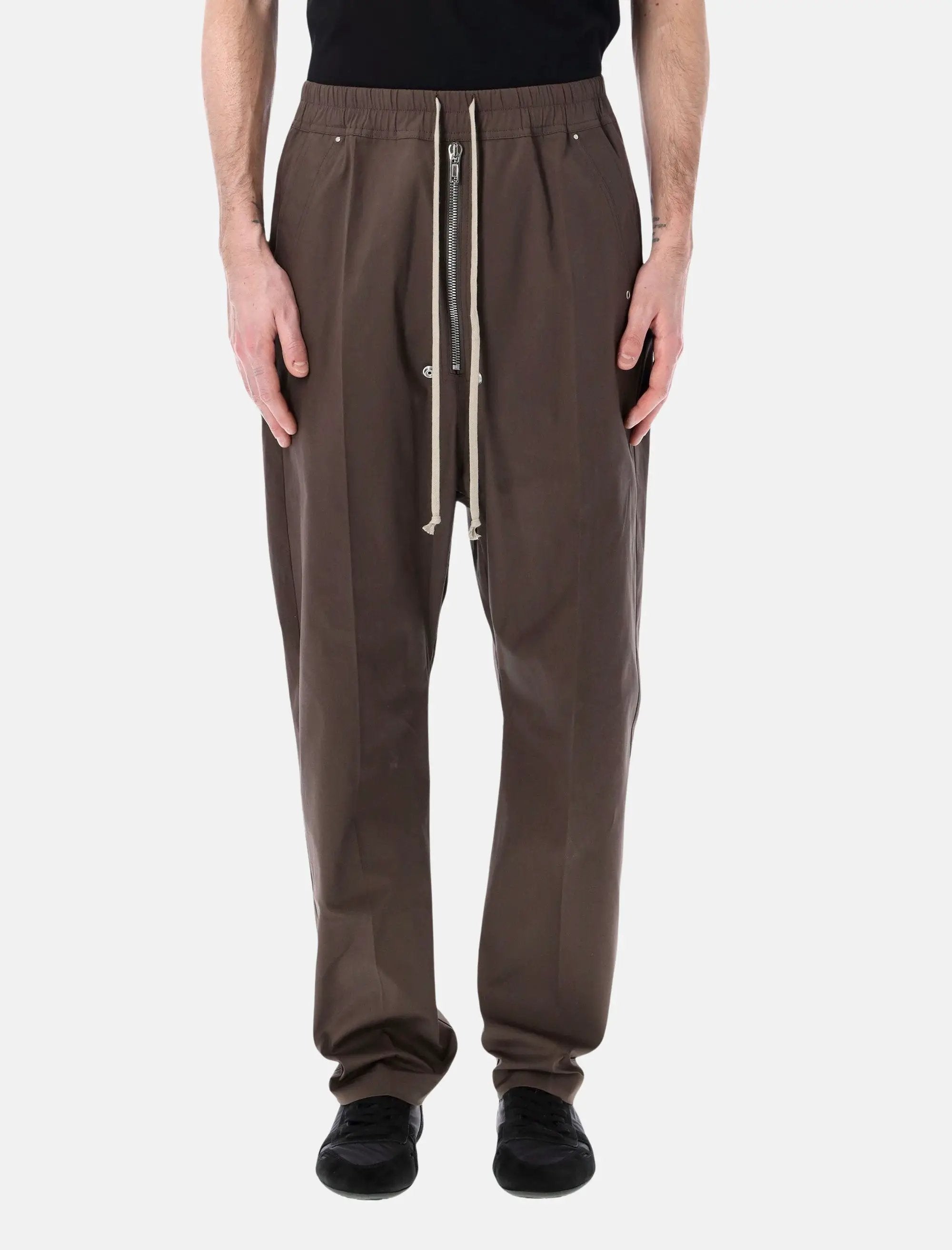 Bela Poplin Pants Rick owens – Гарантія оригінальності – боковий вид