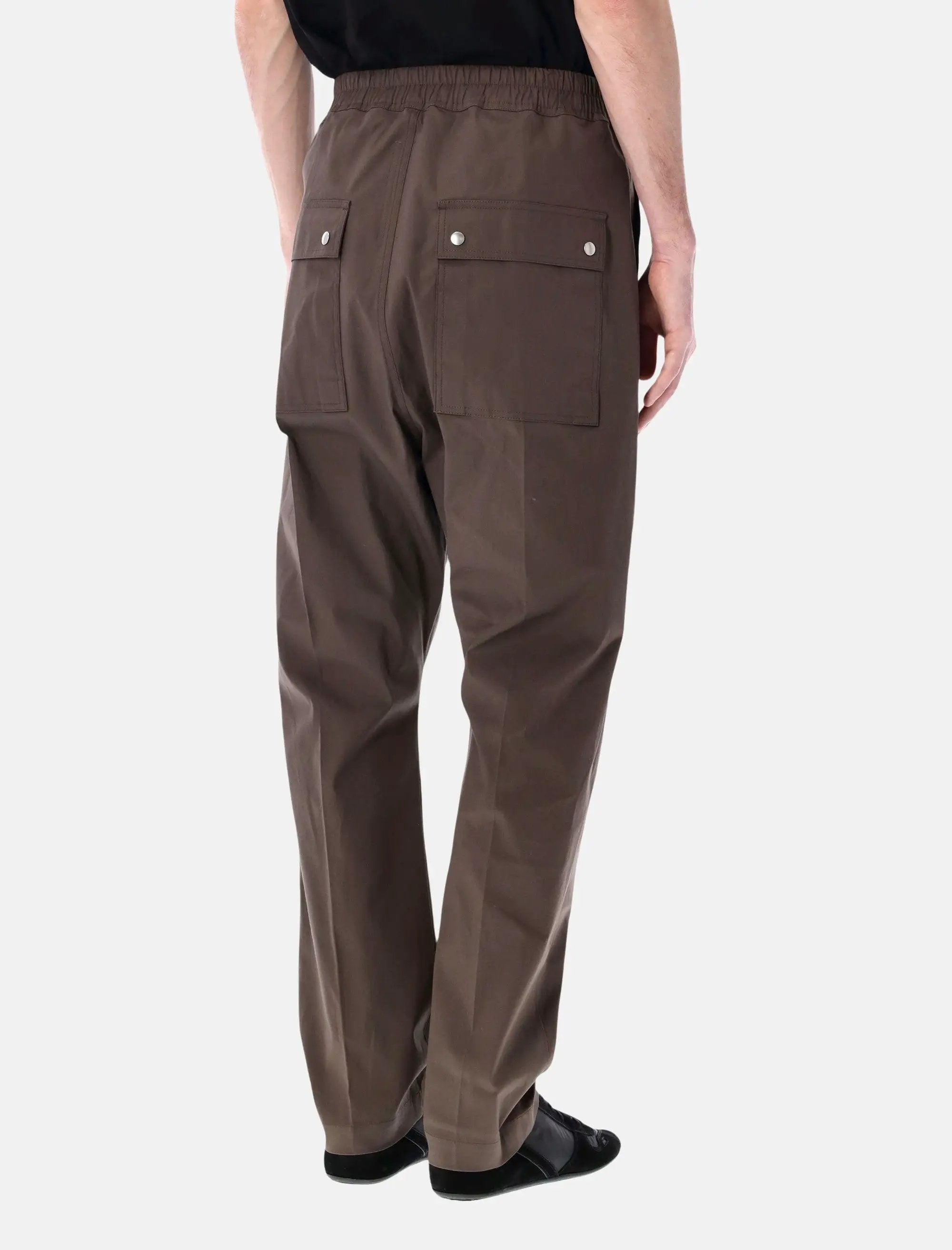Bela Poplin Pants Rick owens – Гарантія оригінальності – вид ззаду