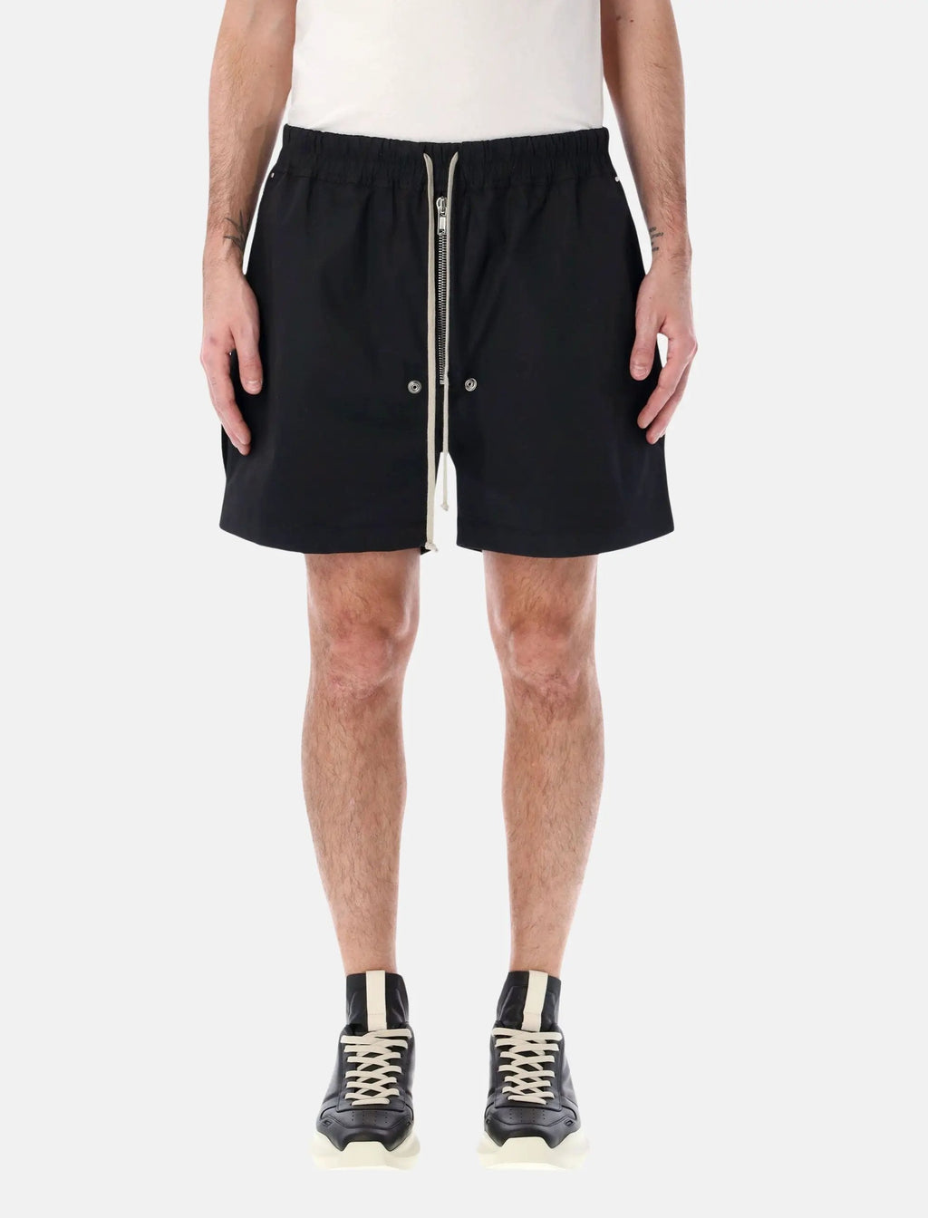 Bela Shorts With Elastic Waist Rick owens – Гарантія оригінальності – боковий вид