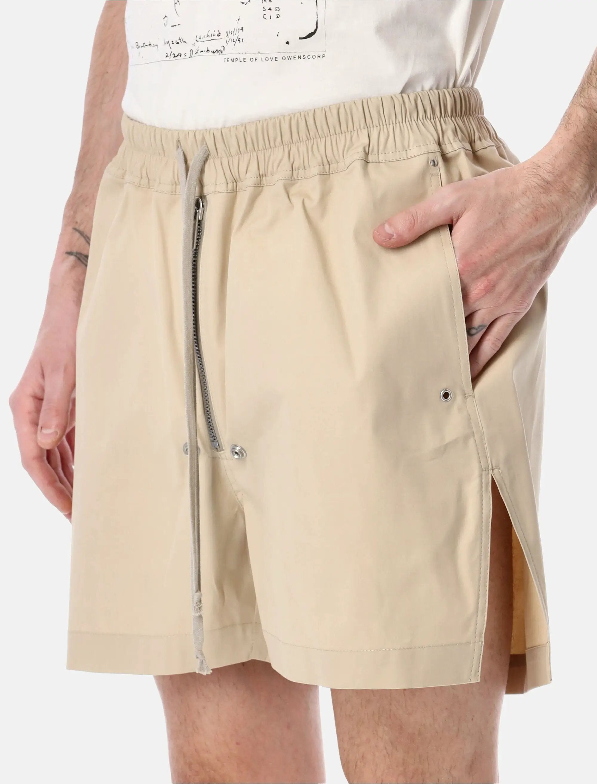 Bela Shorts With Elastic Waist Rick owens – Гарантія оригінальності – детальний вид