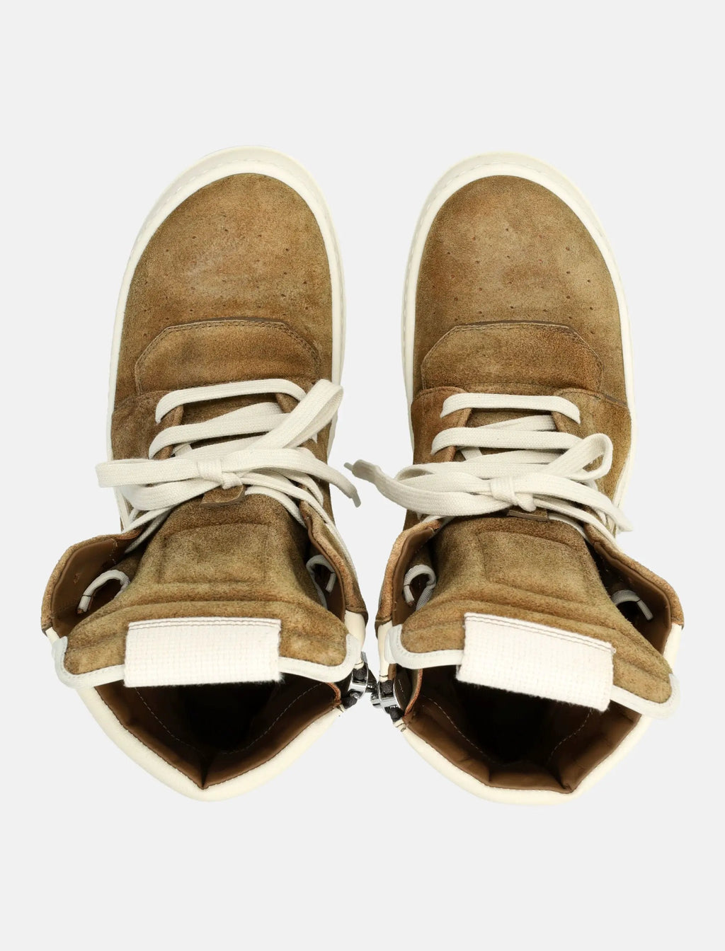 Temple Womans Geobasket Brown And Milk Rick owens оригінал – Купити в Україні – вид ззаду