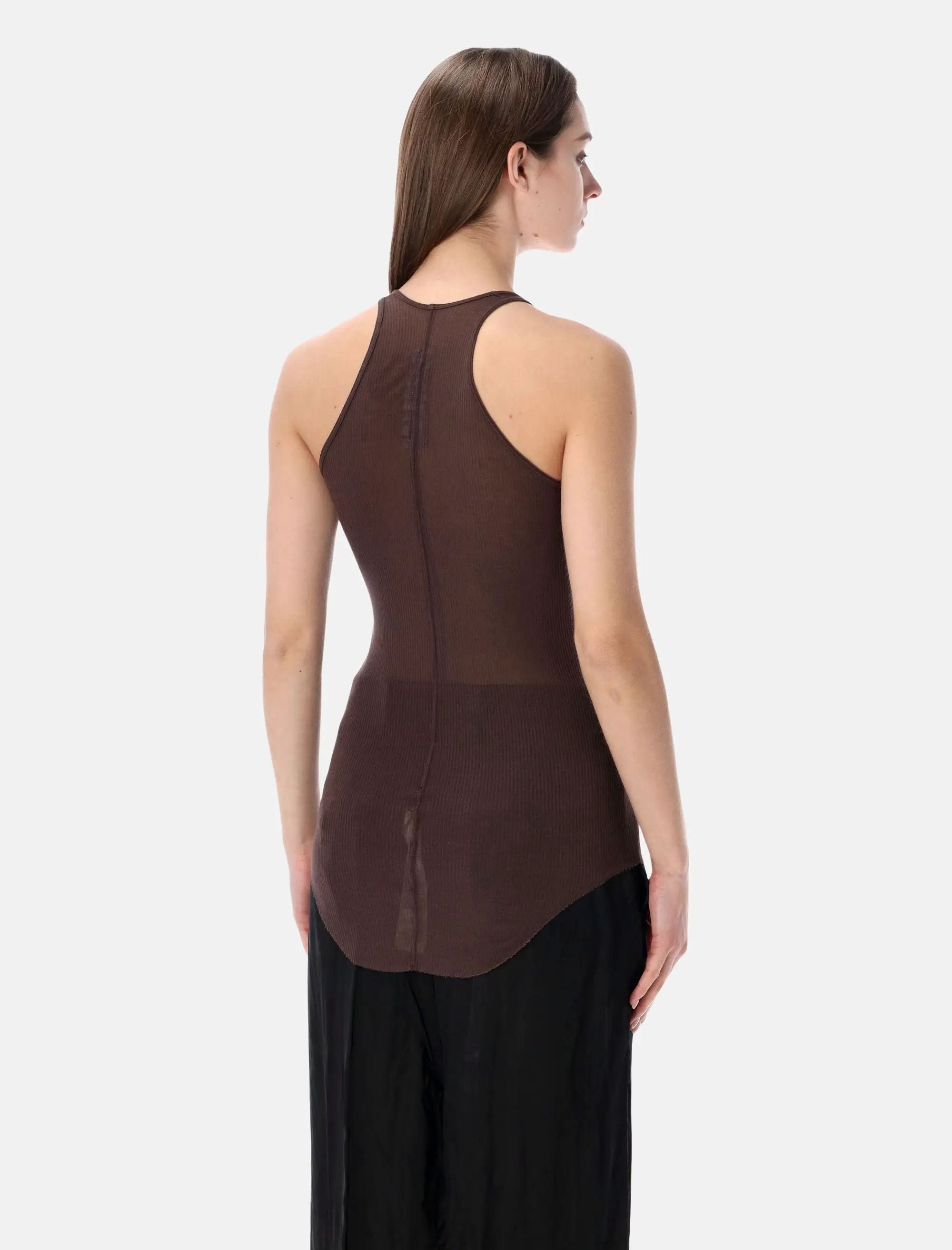 Basic Rib Tank Rick owens – Гарантія оригінальності – вид ззаду
