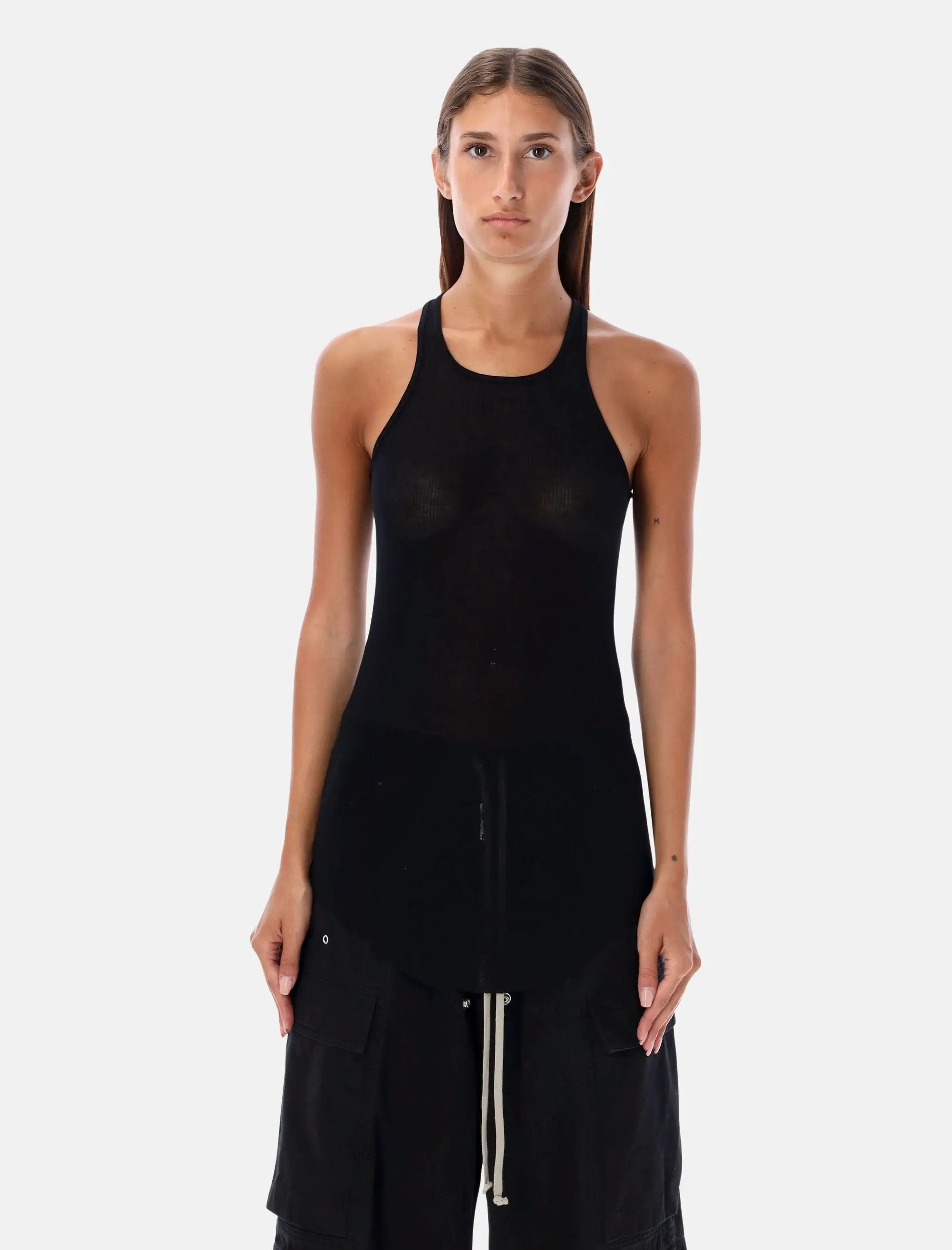 Basic Rib Tank Rick owens – Гарантія оригінальності – боковий вид