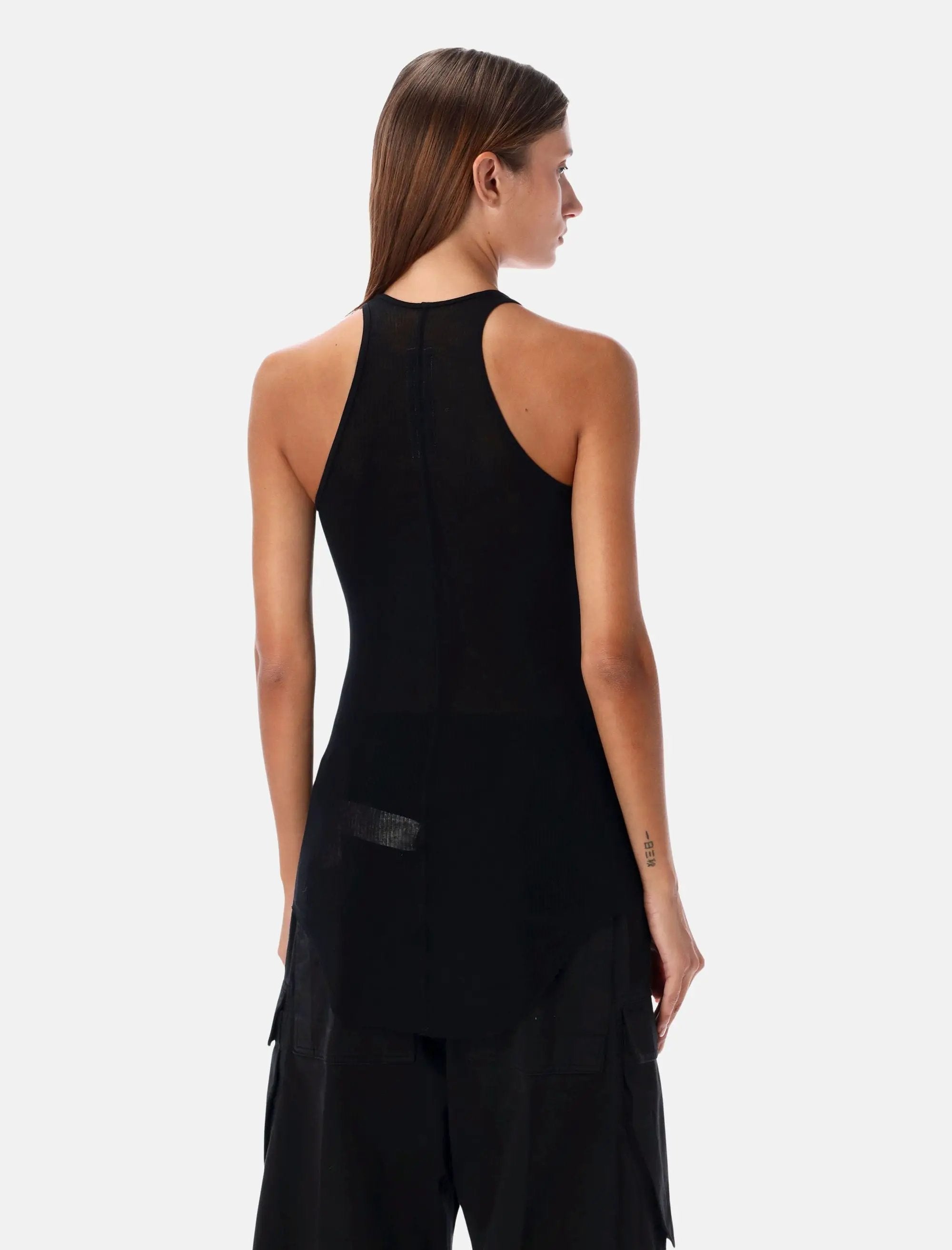 Basic Rib Tank Rick owens – Гарантія оригінальності – вид ззаду