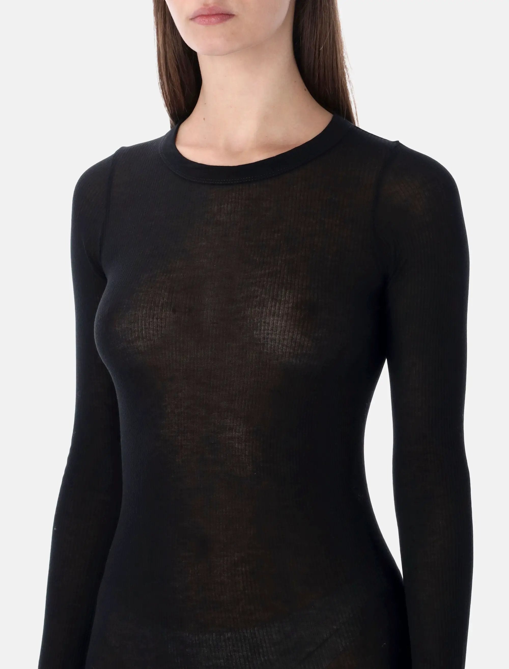 Ribbed Long Sleeves Dress Rick owens оригінал – Купити в Україні – детальний вид