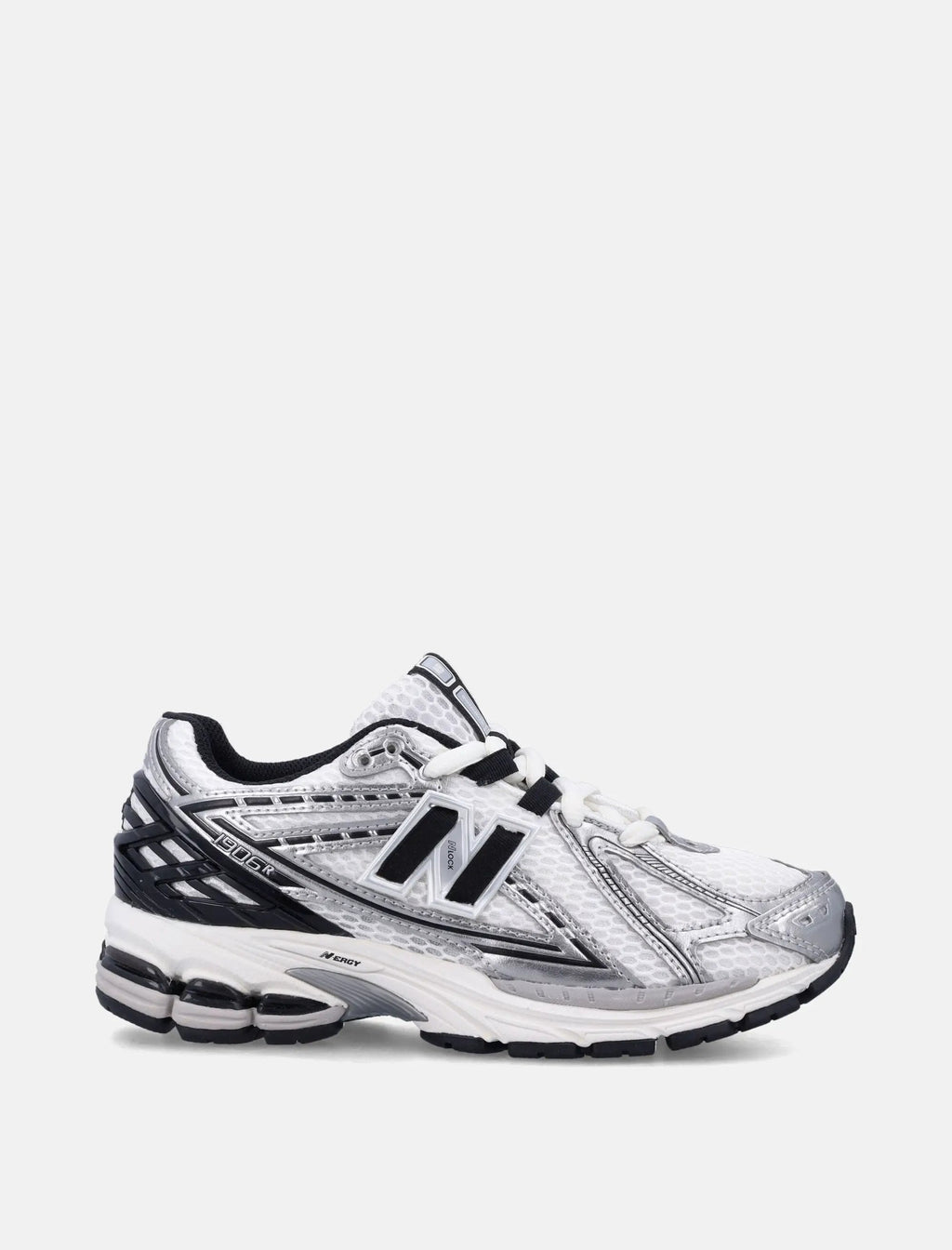 1906r White And Silver Sneakers New balance – Гарантія оригінальності – боковий вид