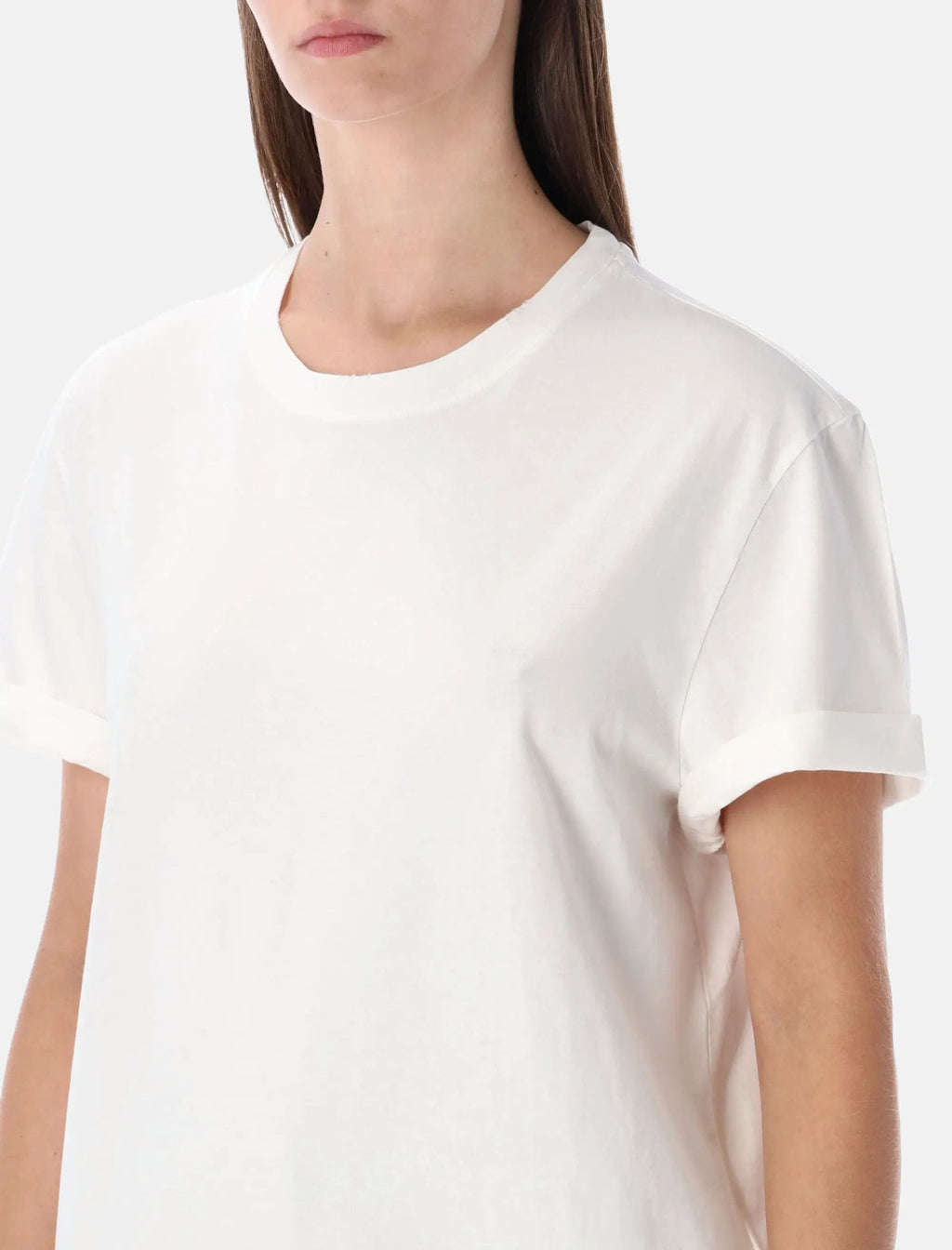 White Distressed Cotton T Shirt Golden goose оригінал – Купити в Україні – детальний вид