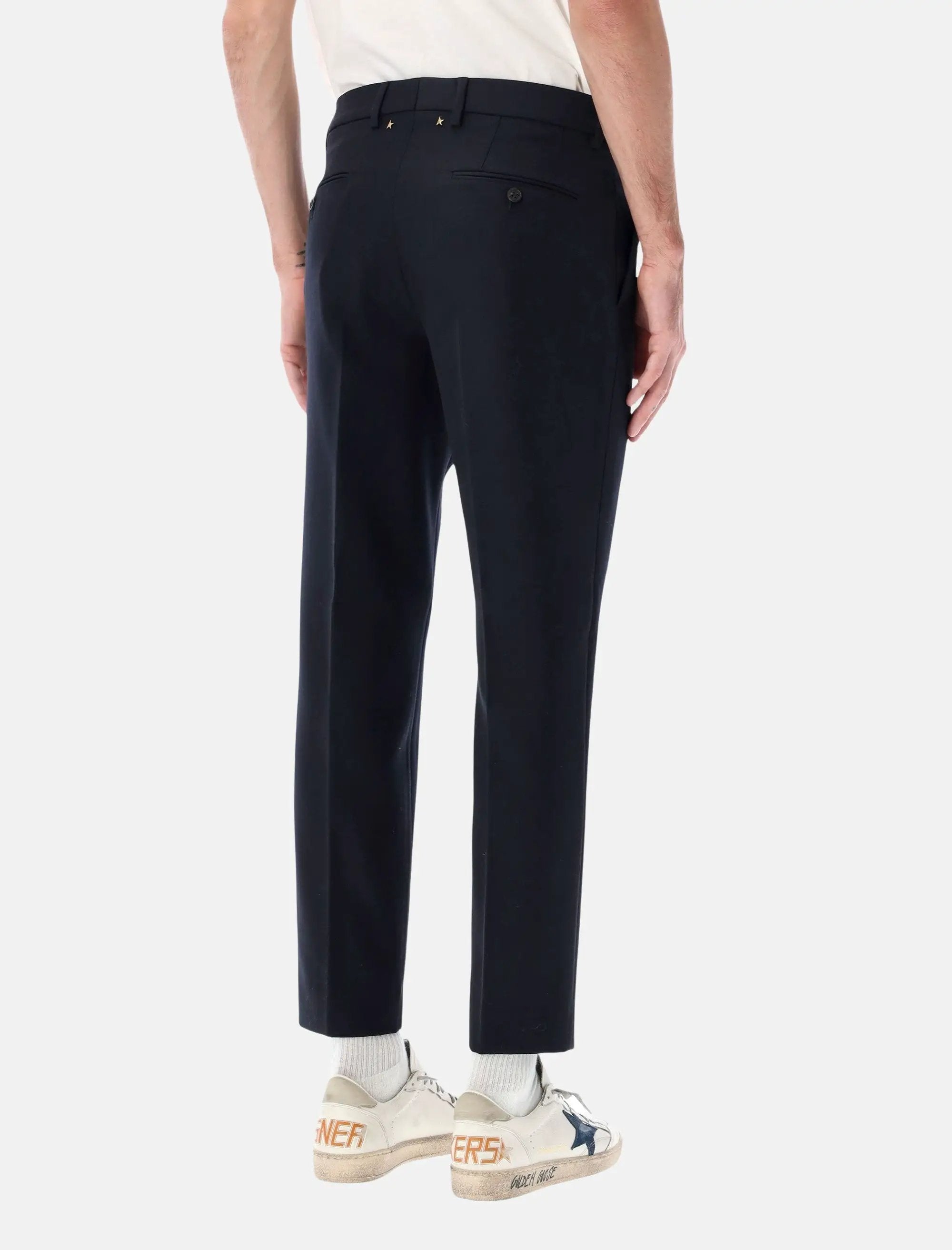Оригінальна Milano Trousers With Double Coin Pocket Golden goose – вид ззаду