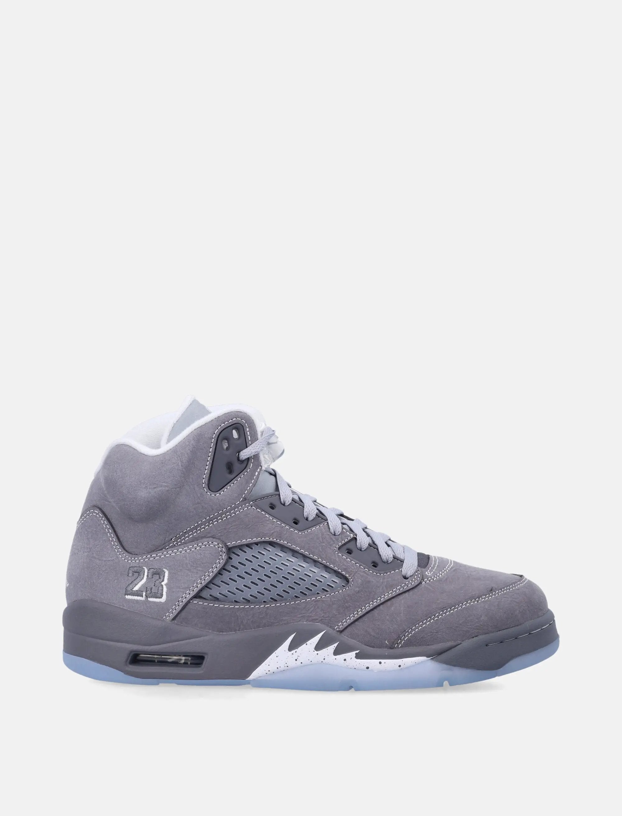 Air Jordan 5 Retro Sneakers Wolf Grey Nike оригінал – Купити в Україні – боковий вид