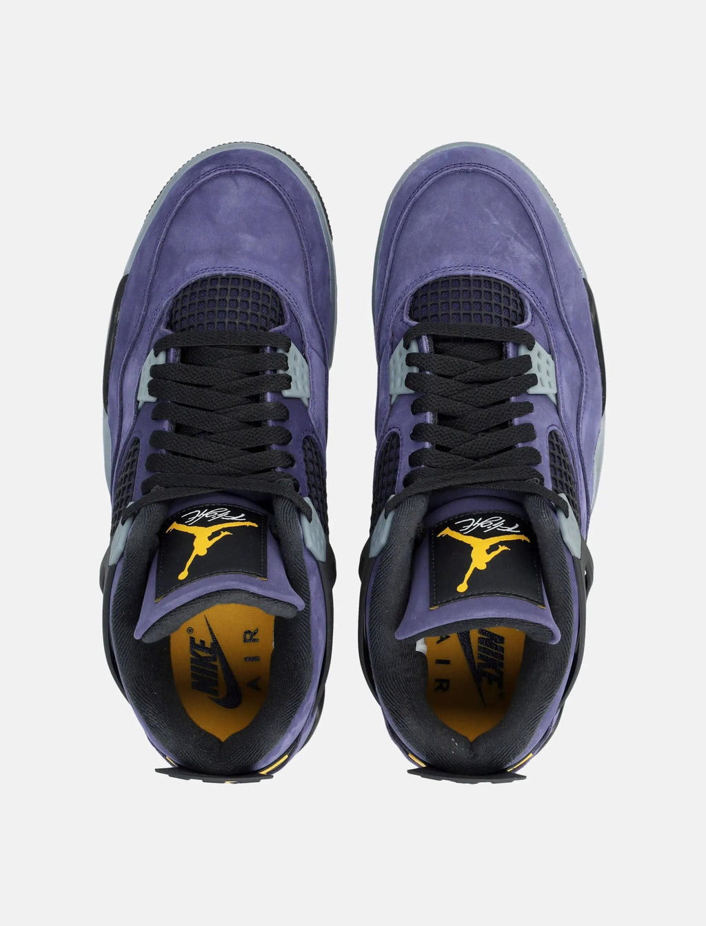 Air Jordan 4 Retro Imperial Purple Sneakers Nike оригінал – Купити в Україні – вид ззаду