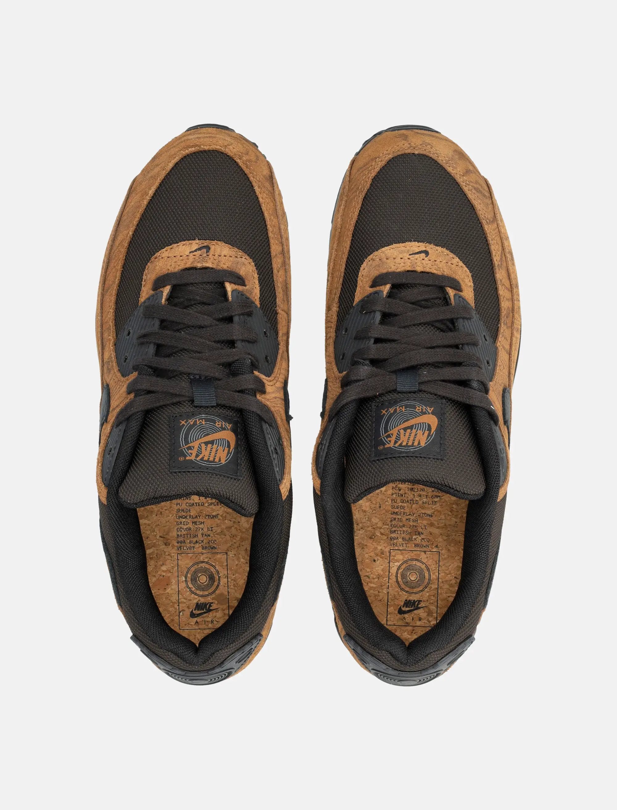 Air Max 90 Light British Tan Nike оригінал – Купити в Україні – вид ззаду