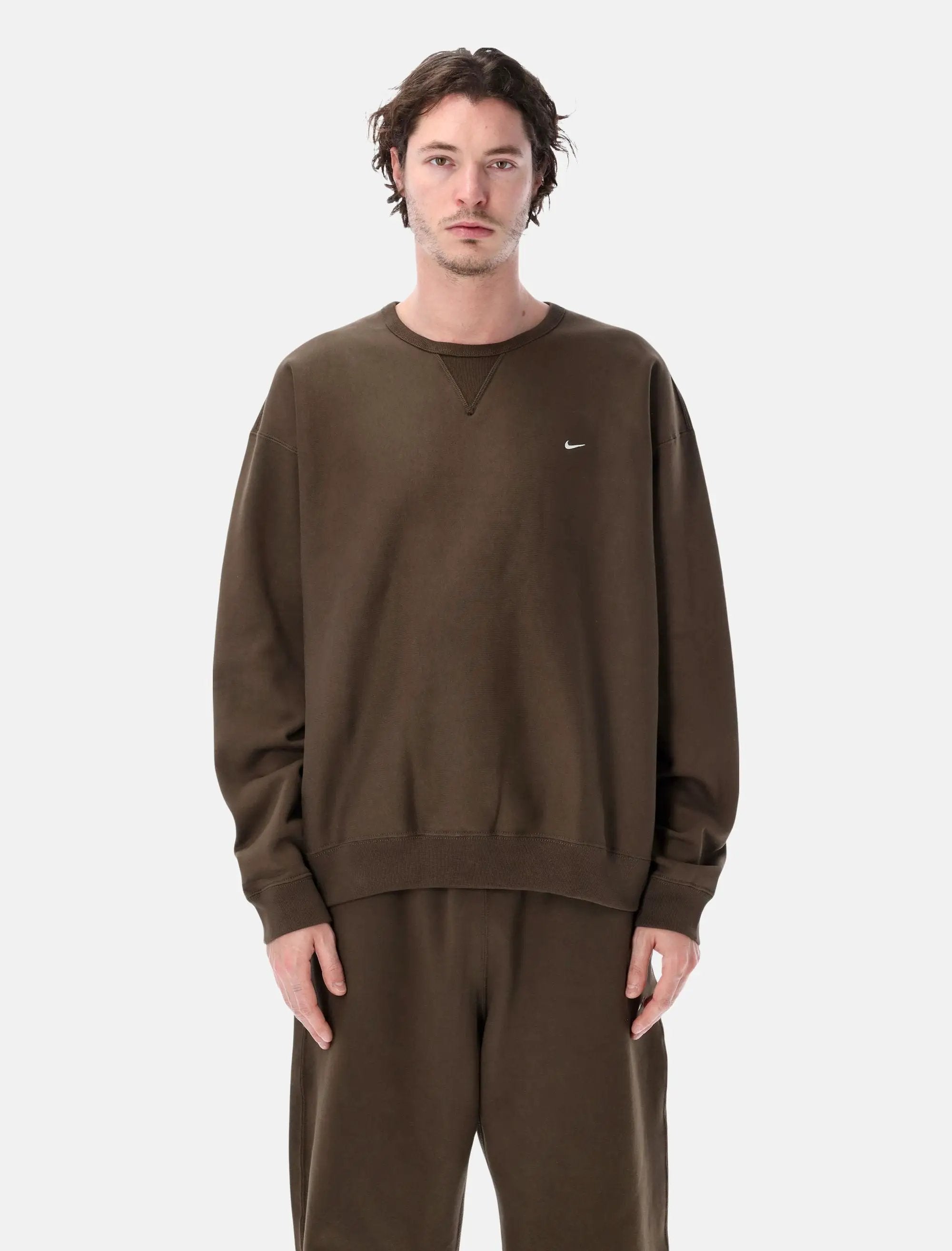 Solo Swoosh Heavyweight Crewneck Nike – Гарантія оригінальності – боковий вид