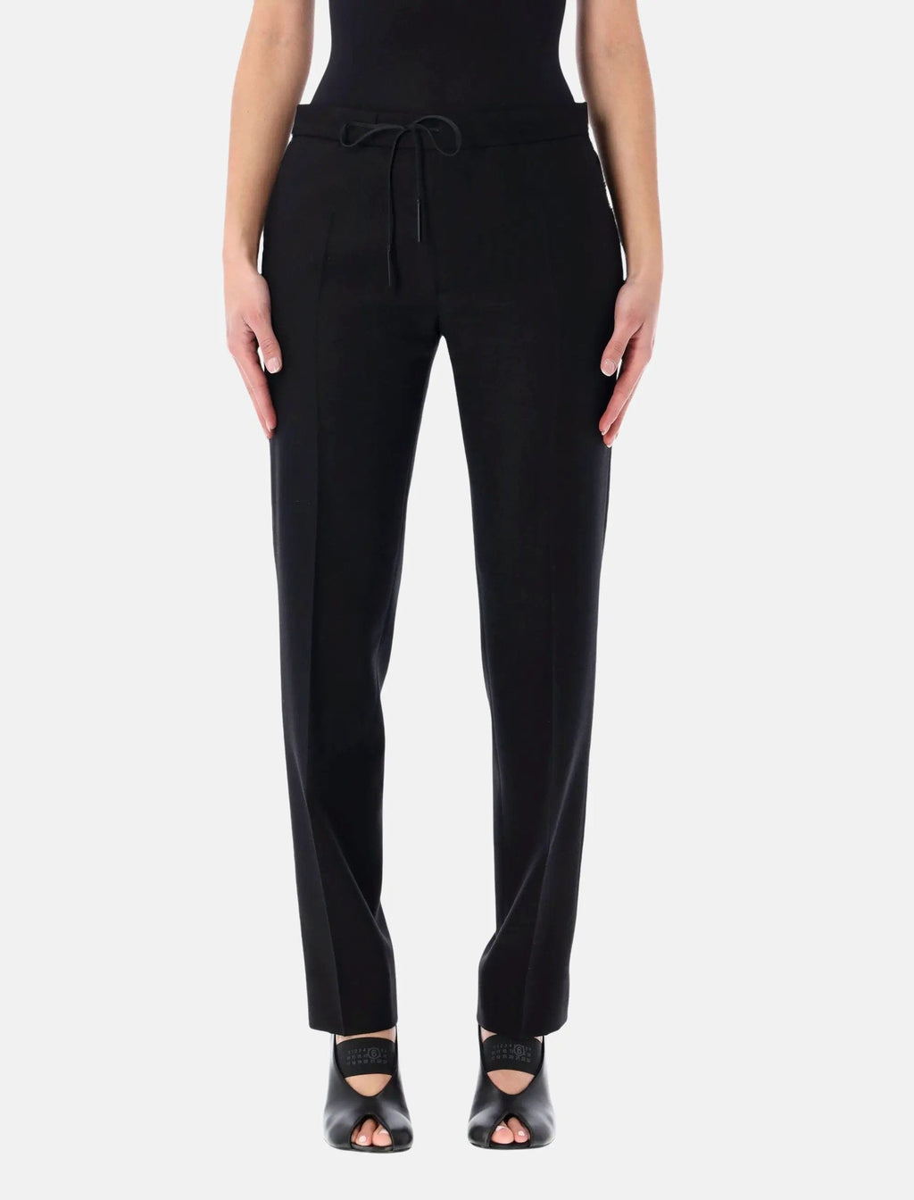 Black Formal Drawstring Trousers Maison margiela – Гарантія оригінальності – боковий вид