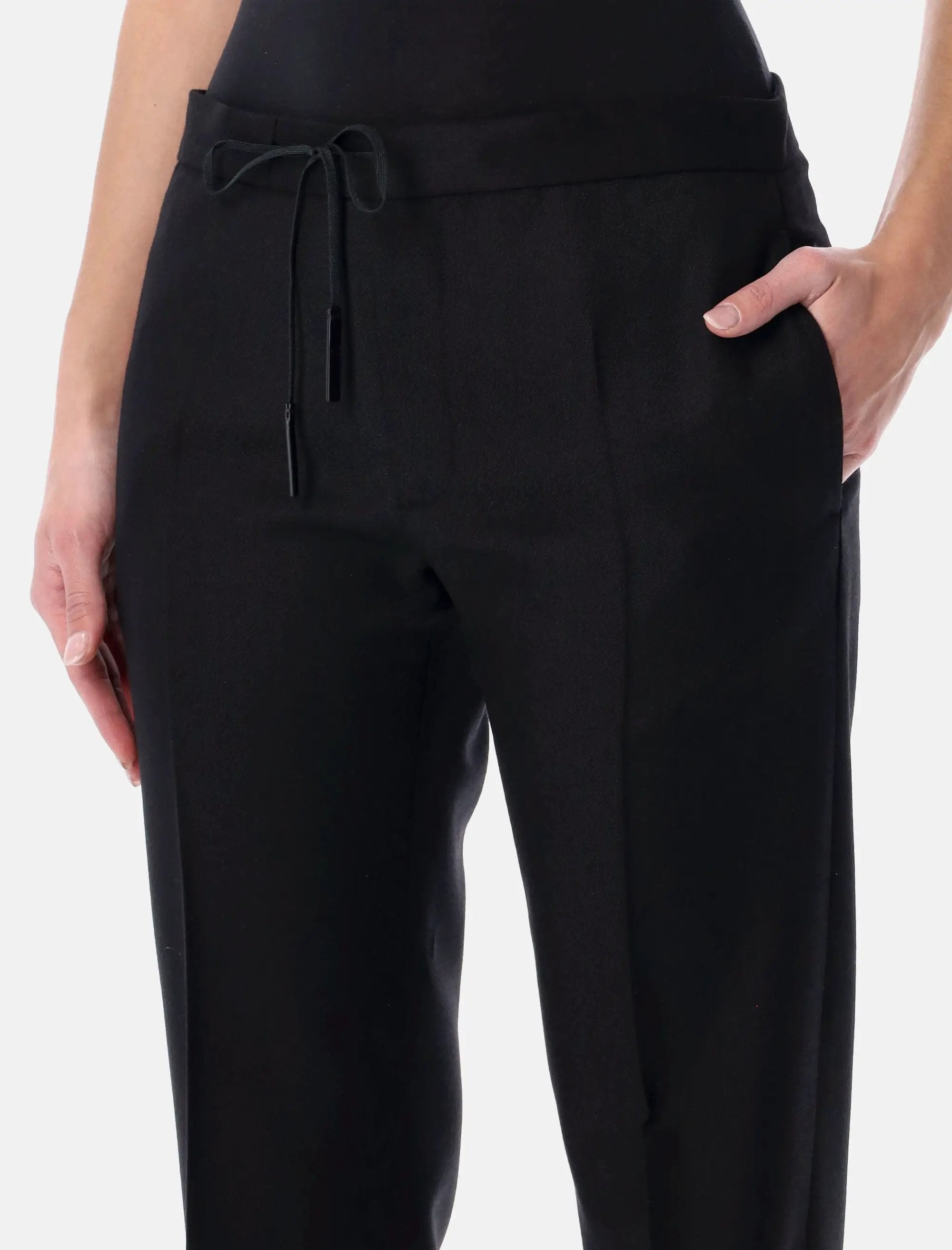 Black Formal Drawstring Trousers Maison margiela – Гарантія оригінальності – детальний вид