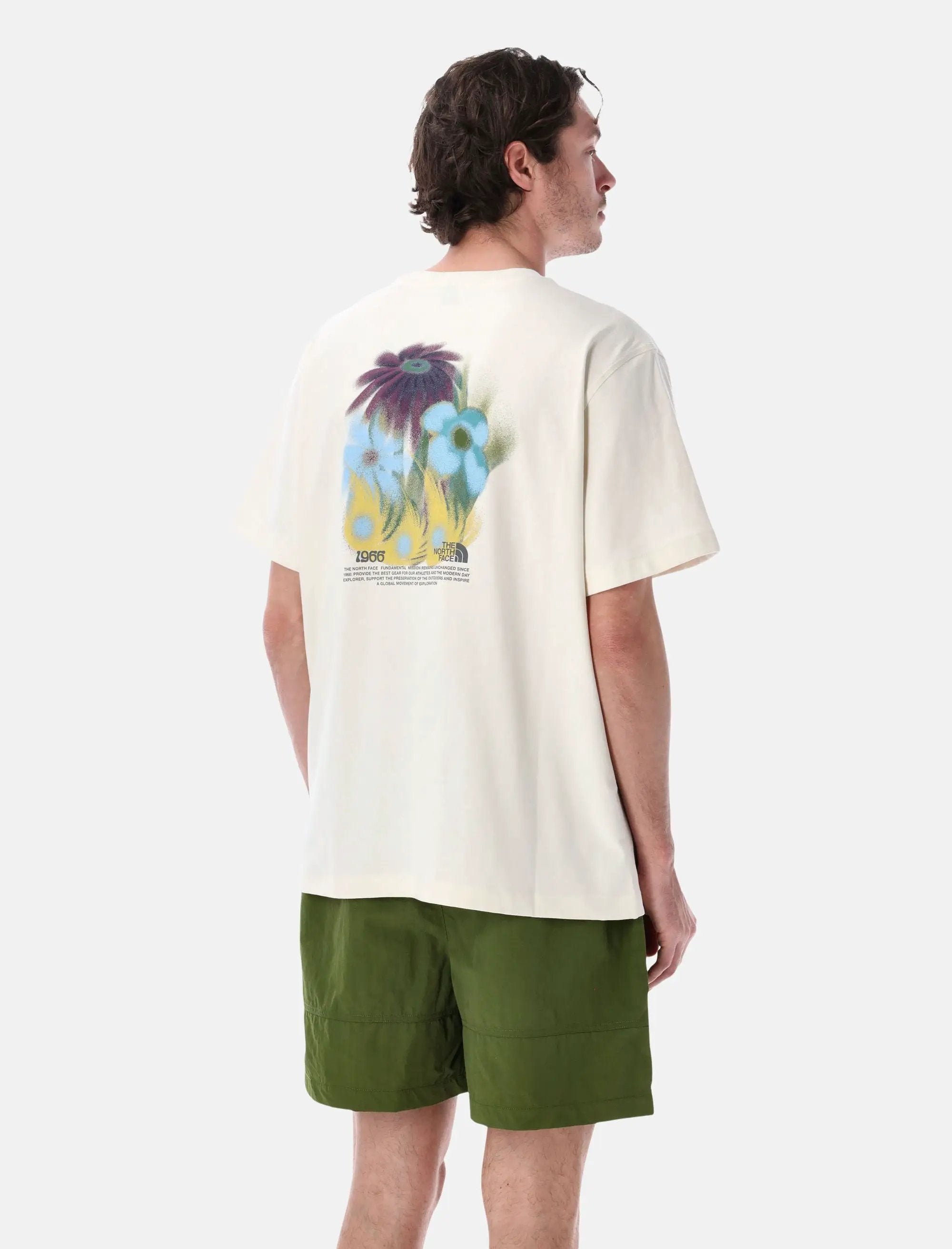 1966 Flora Graphic Print T Shirt The north face – Гарантія оригінальності – вид ззаду