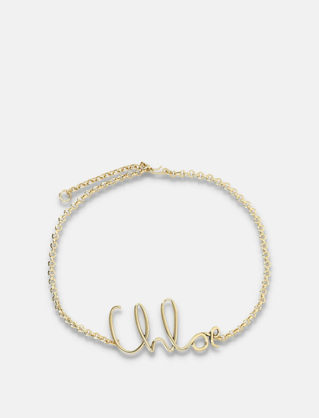 Iconic Small Chain Belt In Gold Chloe – Гарантія оригінальності – боковий вид