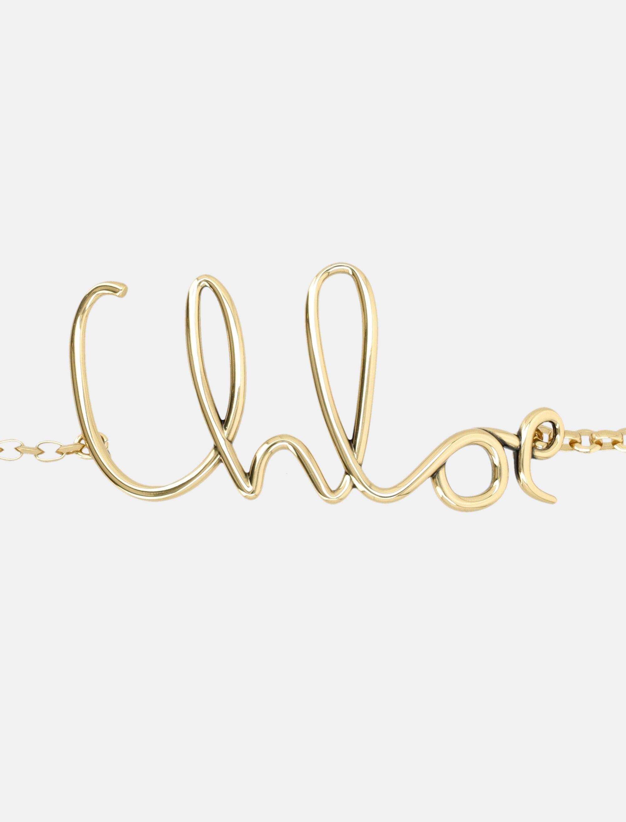 Iconic Small Chain Belt In Gold Chloe – Гарантія оригінальності – вид ззаду