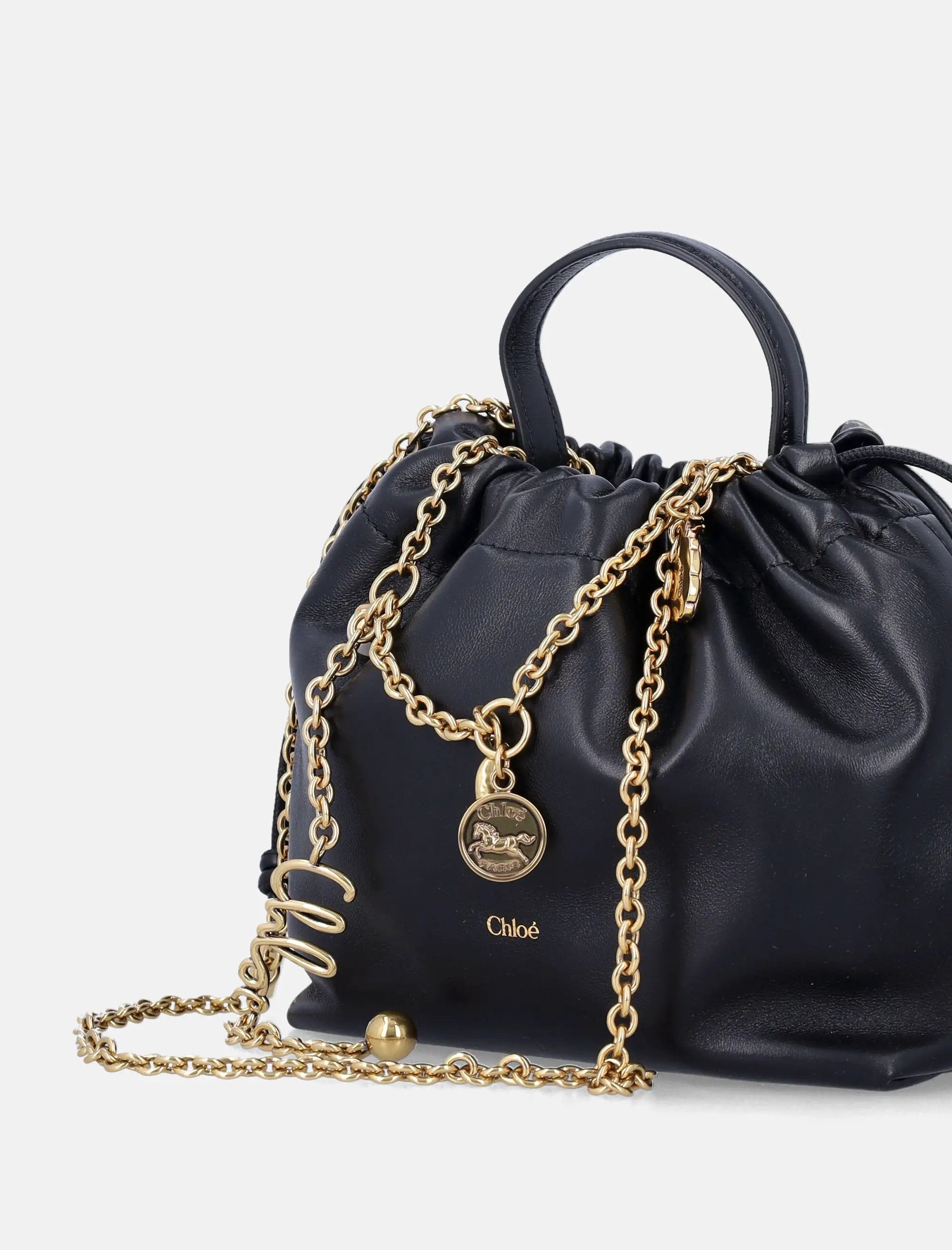 Оригінальна Mini Chloé Icons Nappa Shoulder Bag Chloe – вид ззаду