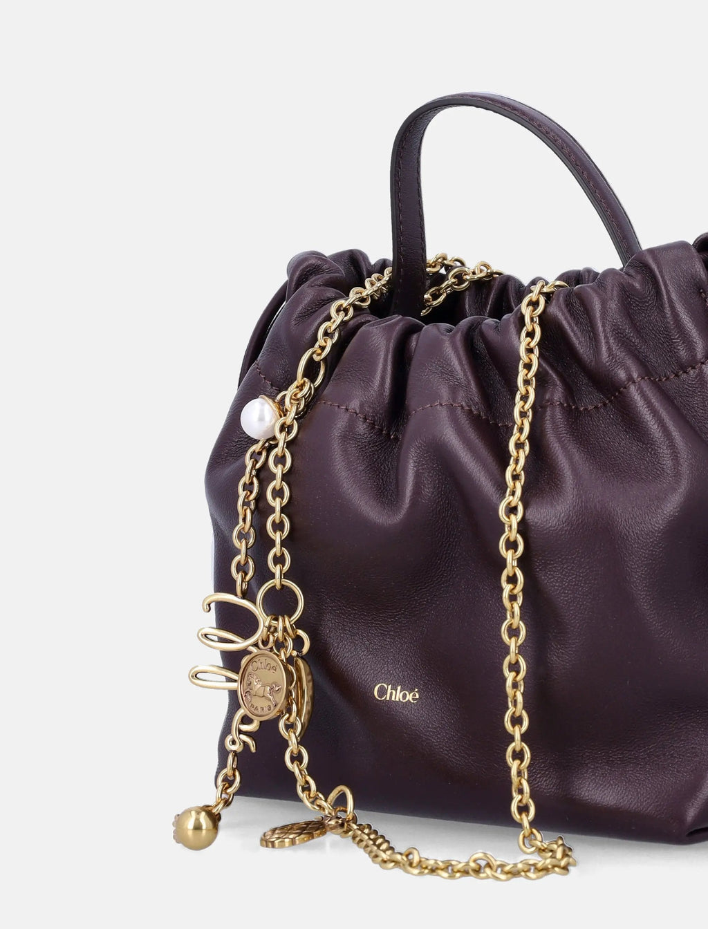 Оригінальна Mini Chloé Icons Nappa Shoulder Bag Chloe – вид ззаду