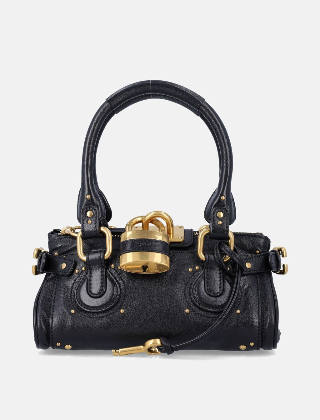 Small Paddington Grained Leather Bag Chloe – Гарантія оригінальності – боковий вид