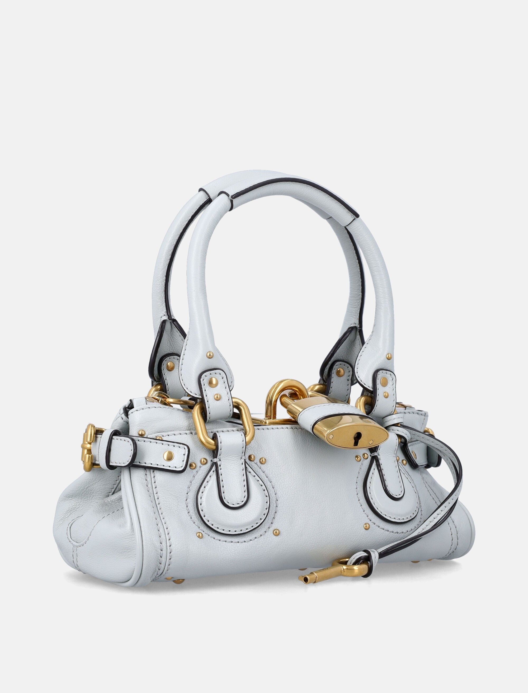 Small Paddington Grained Leather Bag Chloe – Гарантія оригінальності – вид ззаду