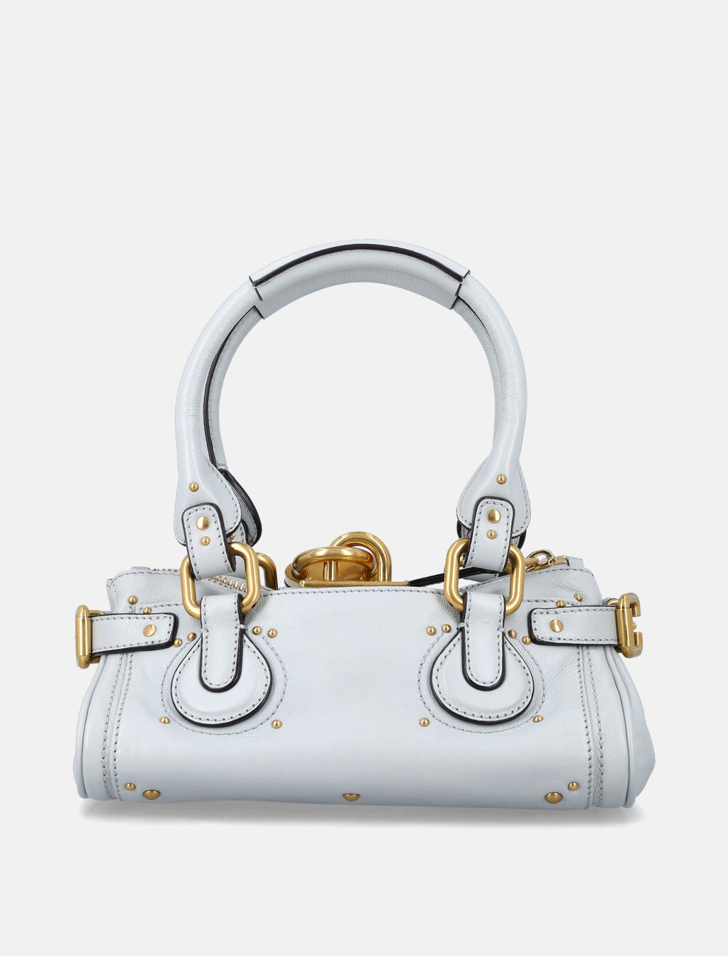 Small Paddington Grained Leather Bag Chloe – Гарантія оригінальності – детальний вид