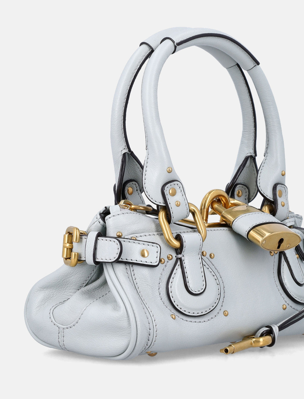 Small Paddington Grained Leather Bag Chloe – Гарантія оригінальності – збільшений вид