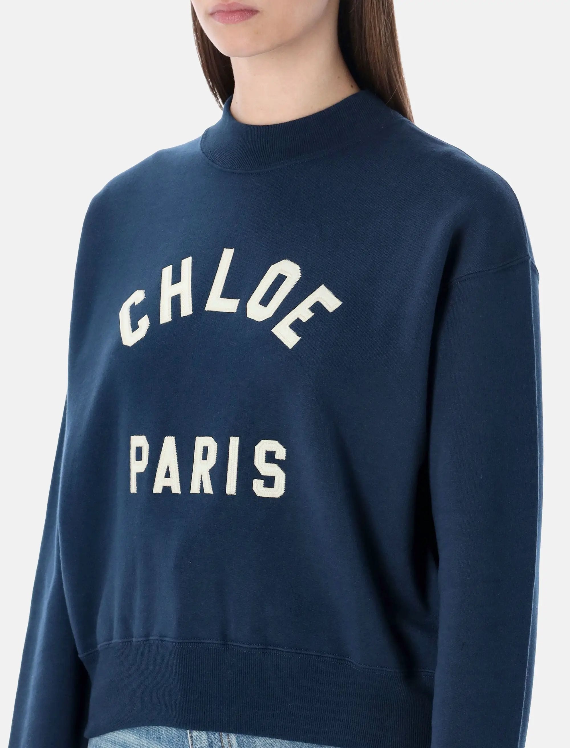 Оригінальна Varsity Logo Cotton Sweatshirt Chloe – детальний вид