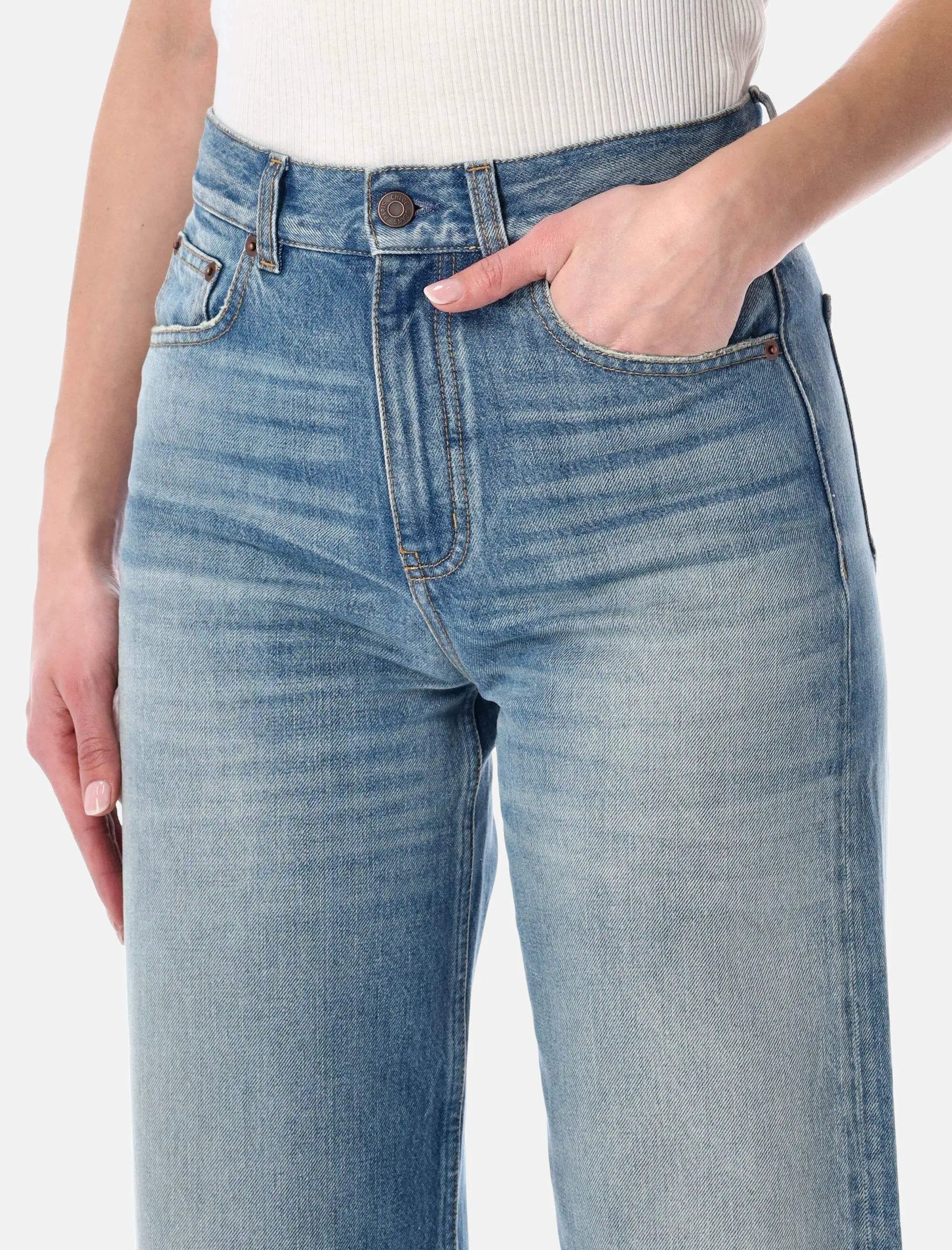 High Rise Cropped Wide Leg Jeans Chloe оригінал – Купити в Україні – детальний вид