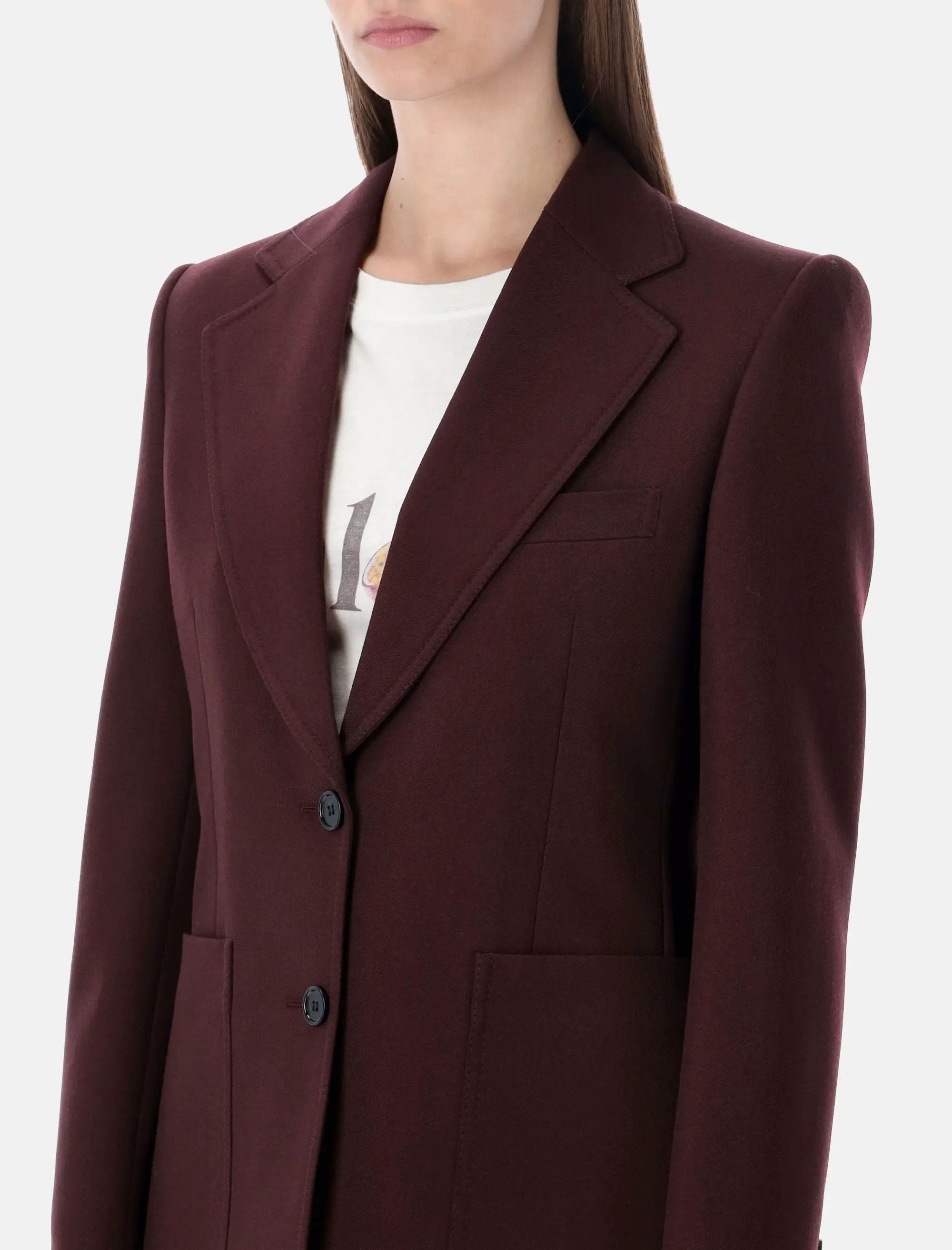 Single Breasted Wool Blazer Chloe – Гарантія оригінальності – детальний вид