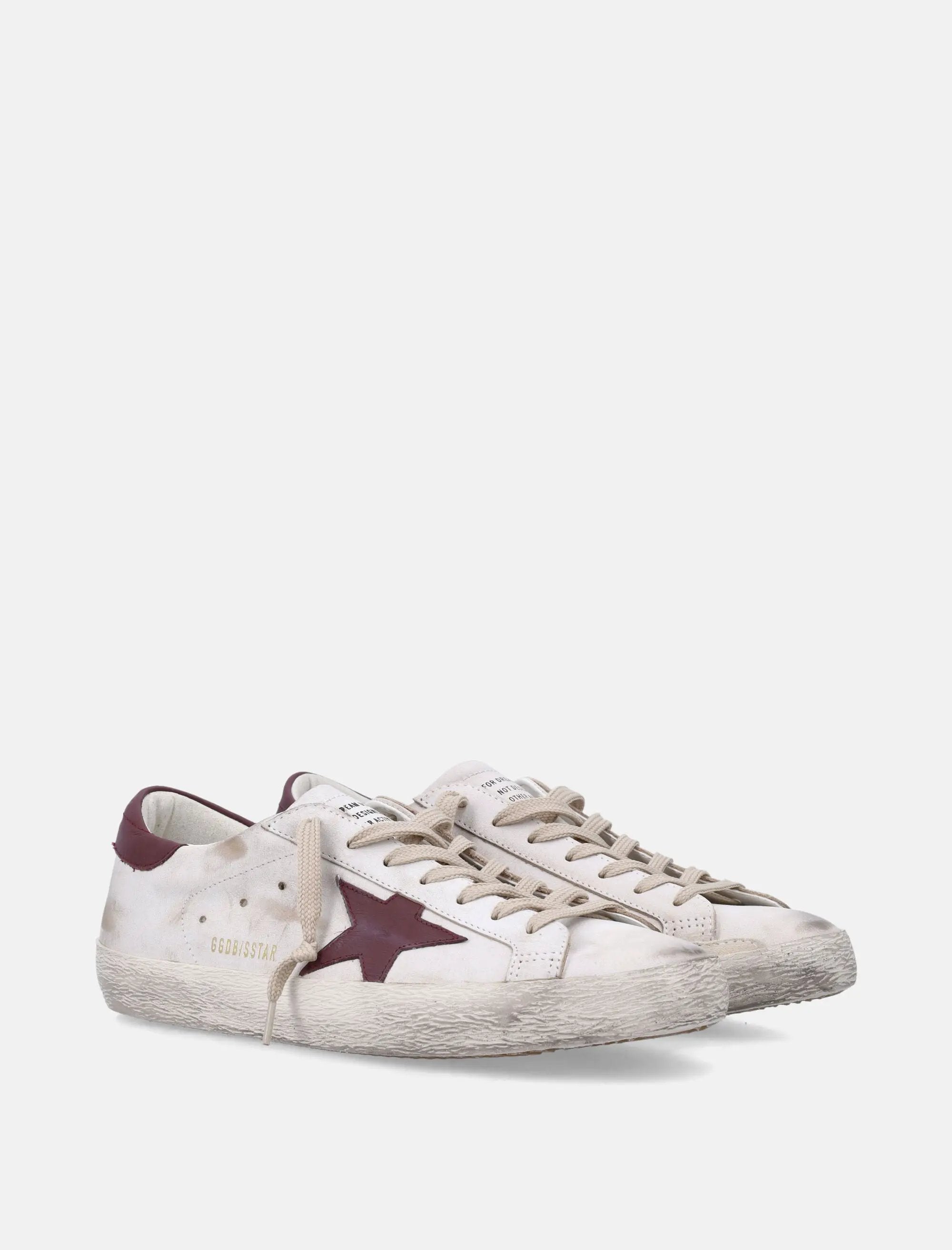 Super Star Sneakers White And Red Golden goose оригінал – Купити в Україні – детальний вид