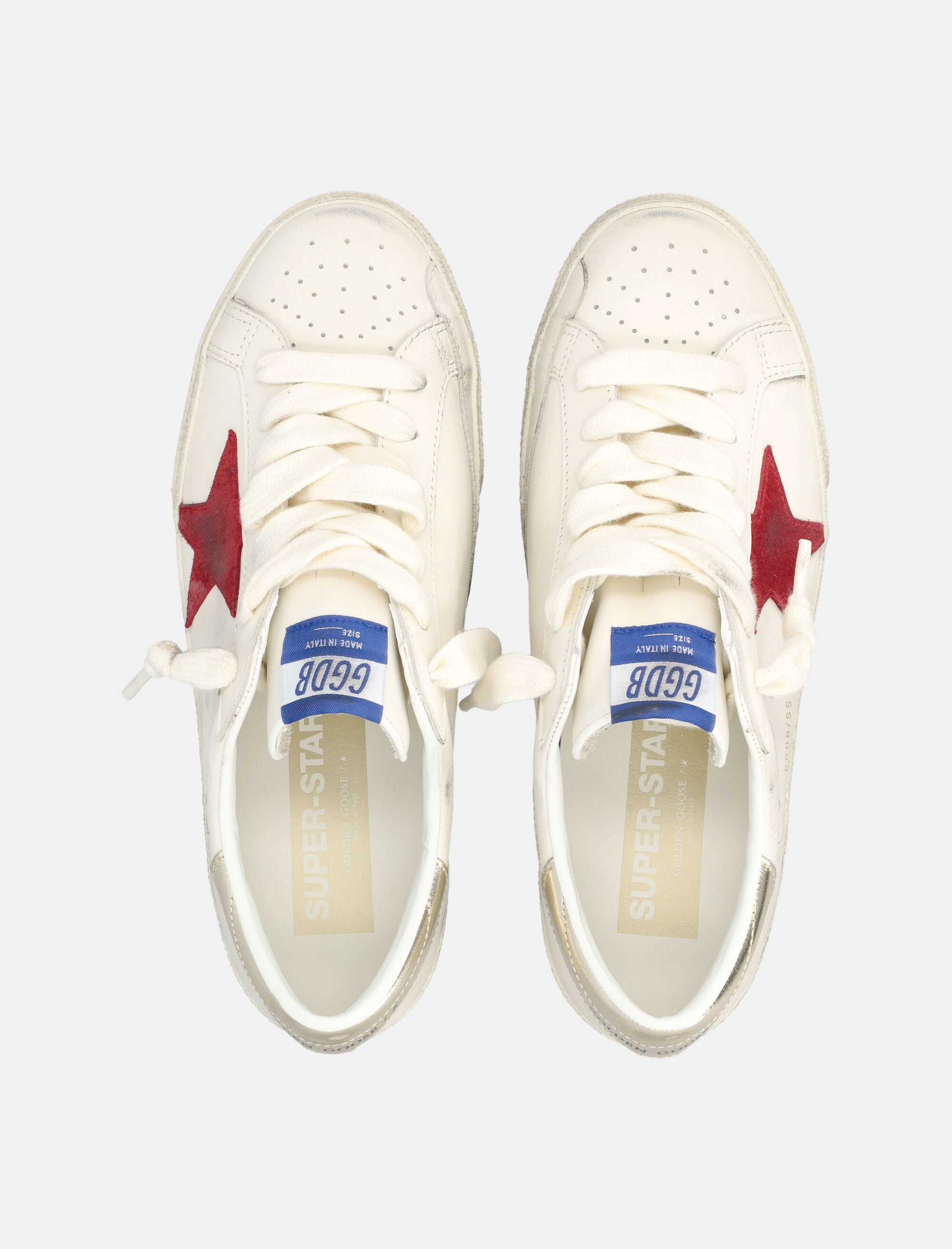 Super Star Leather Sneakers Golden goose оригінал – Купити в Україні – вид ззаду
