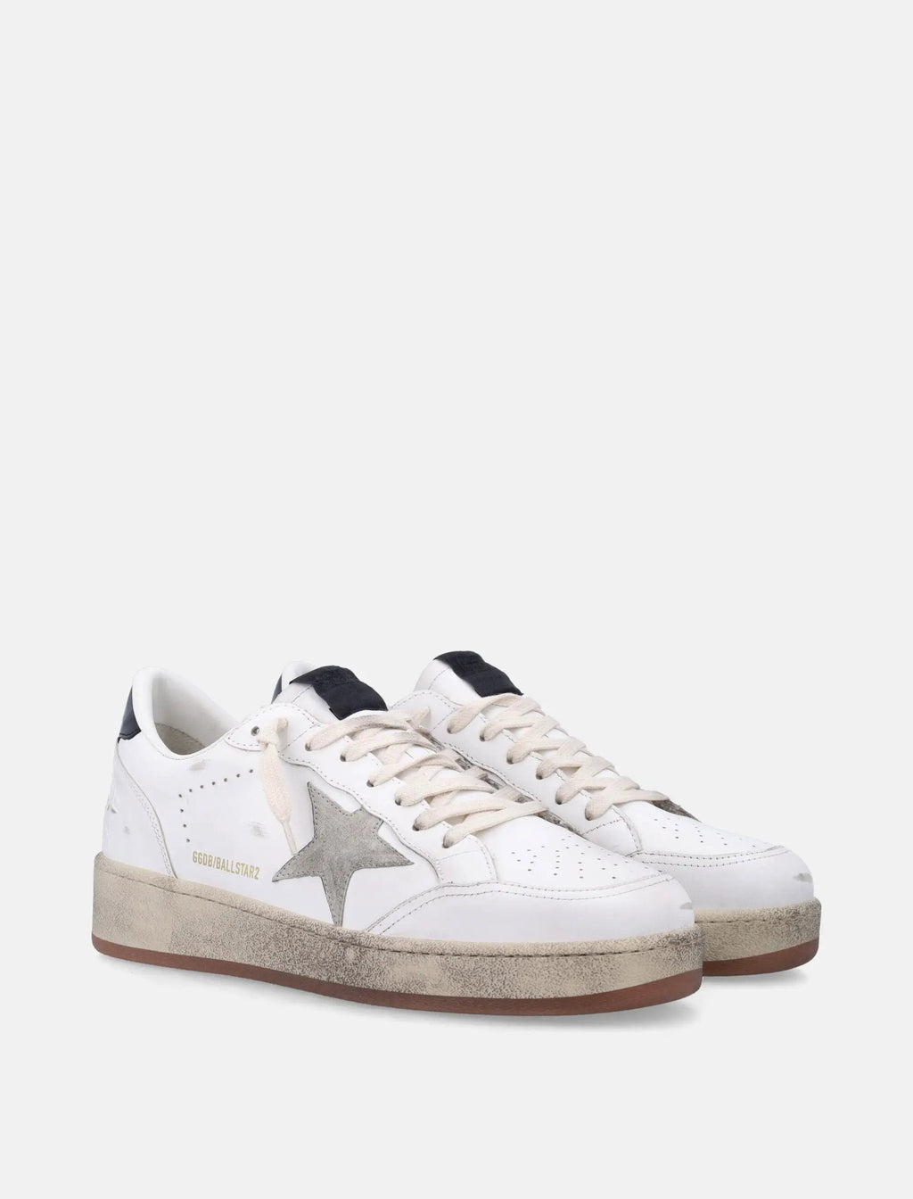Ball Star White And Gray Leather Sneaker Golden goose оригінал – Купити в Україні – детальний вид