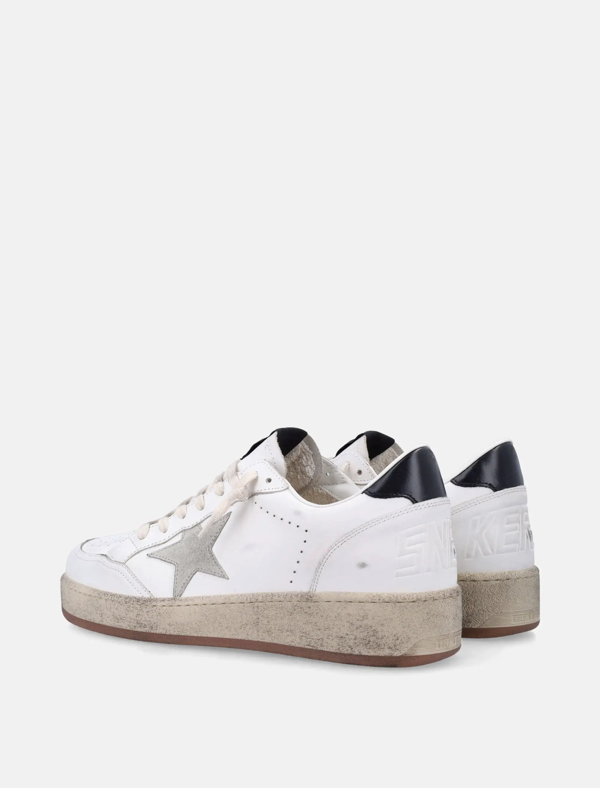 Ball Star White And Gray Leather Sneaker Golden goose оригінал – Купити в Україні – збільшений вид