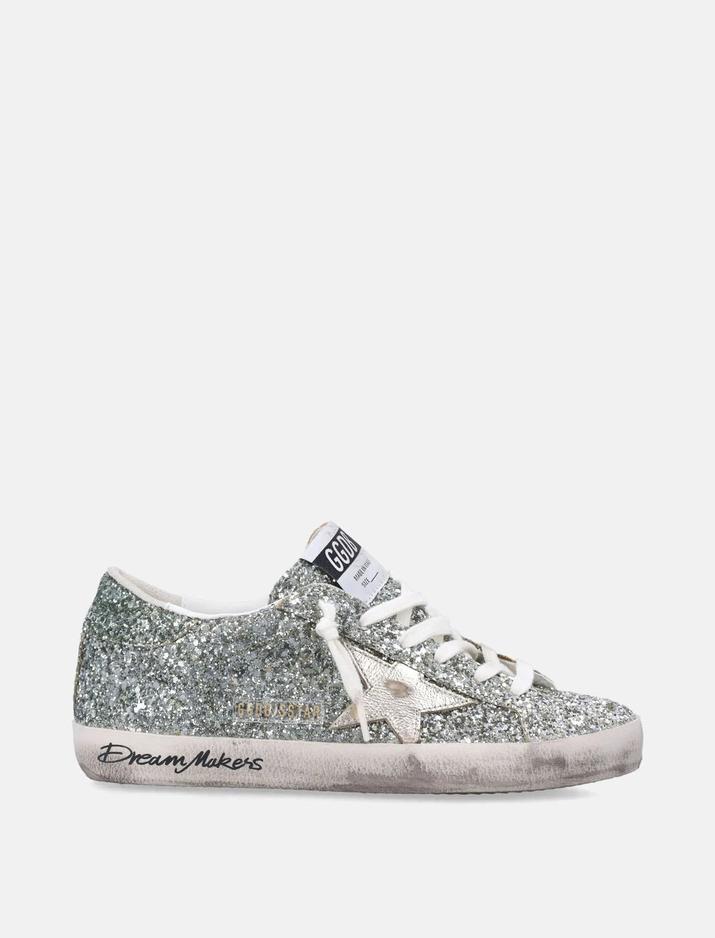 Оригінальна Glitter Super Star Womans Sneakers Golden goose – боковий вид