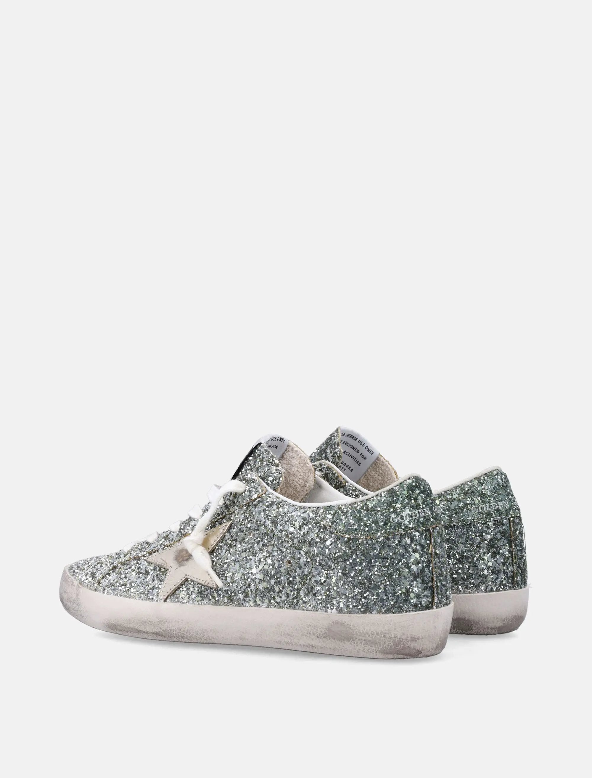 Оригінальна Glitter Super Star Womans Sneakers Golden goose – збільшений вид