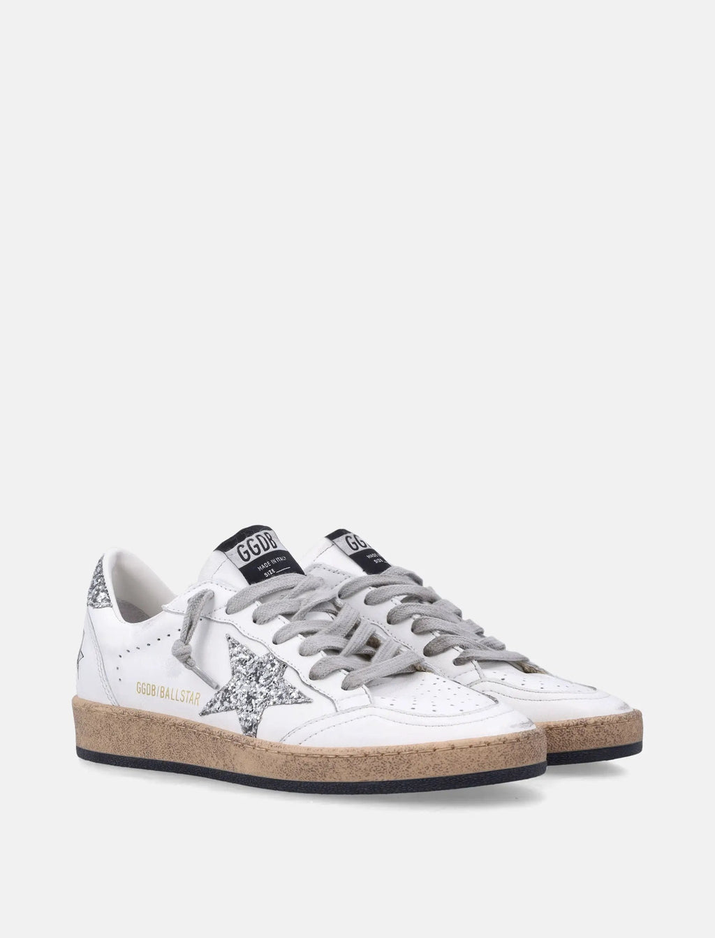 Оригінальна Womens Ball Star Sneakers With Glitter Star Golden goose – детальний вид