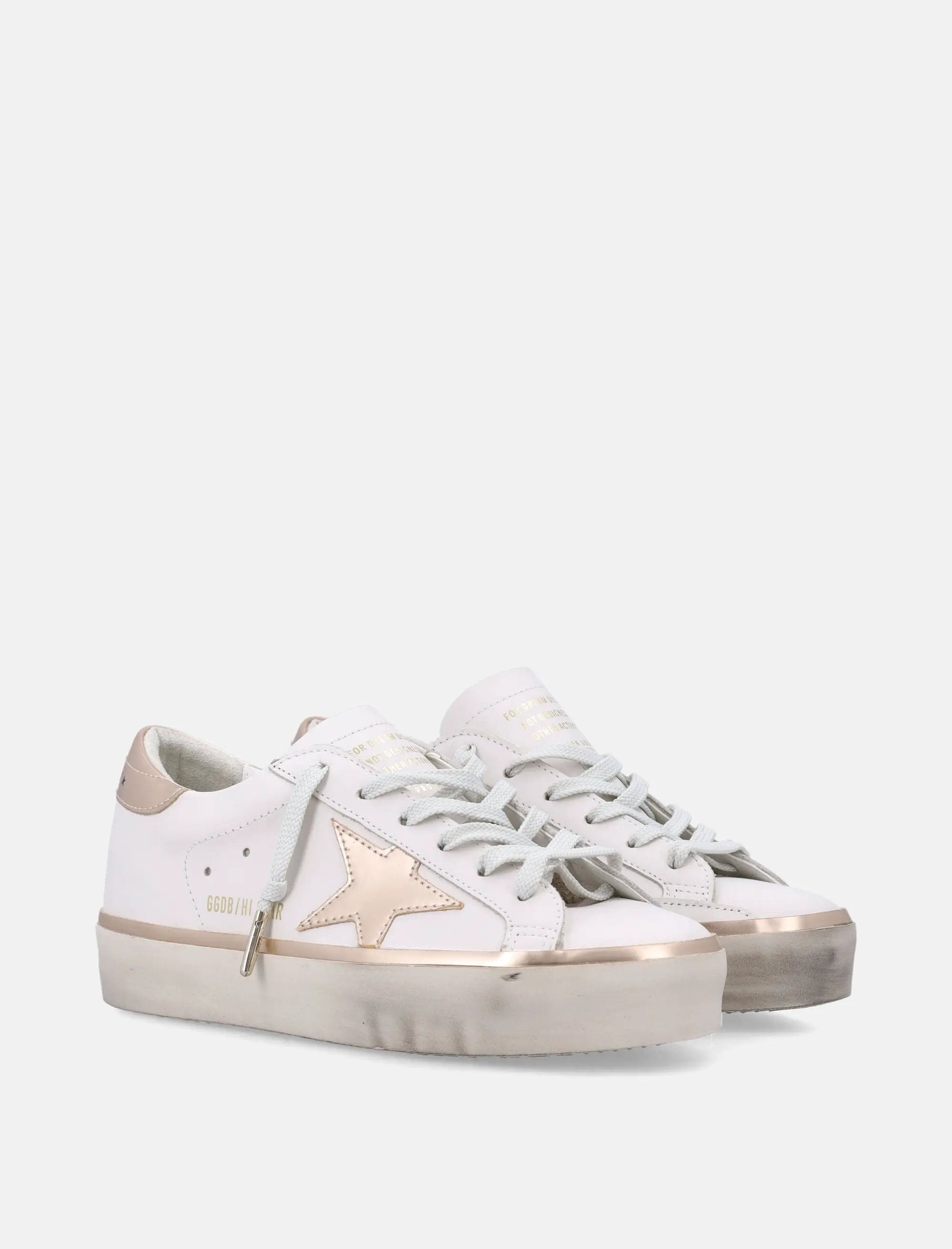 Hi Star White Sneakers Golden goose – Гарантія оригінальності – детальний вид
