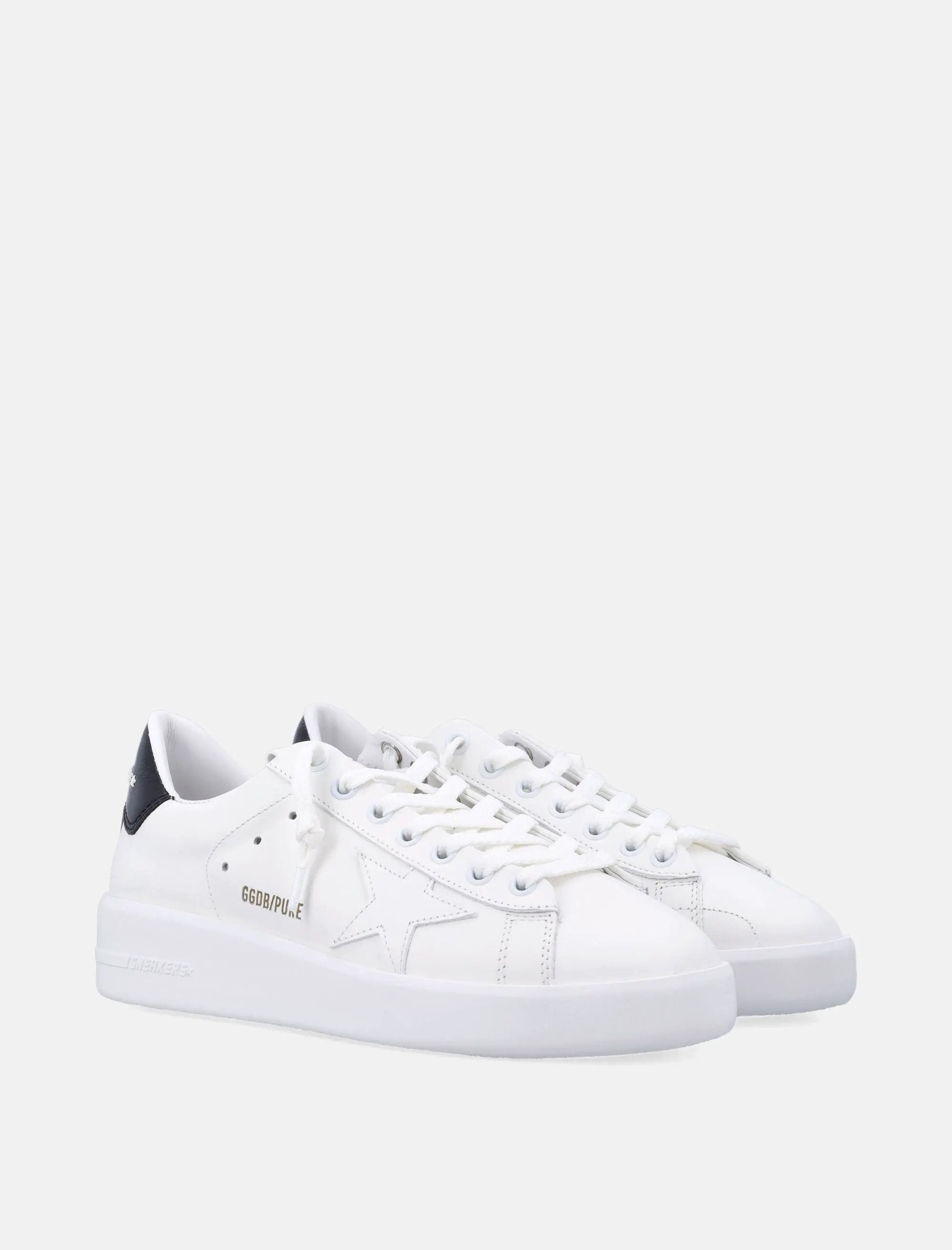 Pure Star White Leather Womans Sneakers Golden goose – Гарантія оригінальності – детальний вид