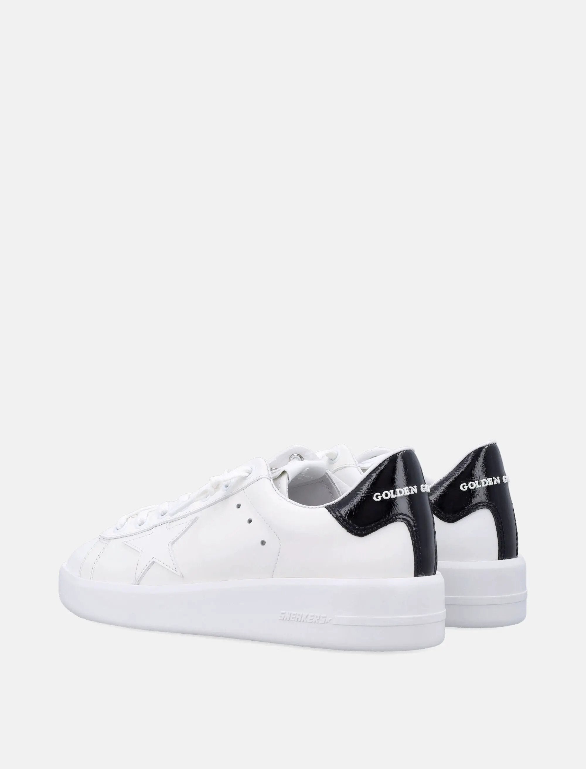 Pure Star White Leather Womans Sneakers Golden goose – Гарантія оригінальності – збільшений вид