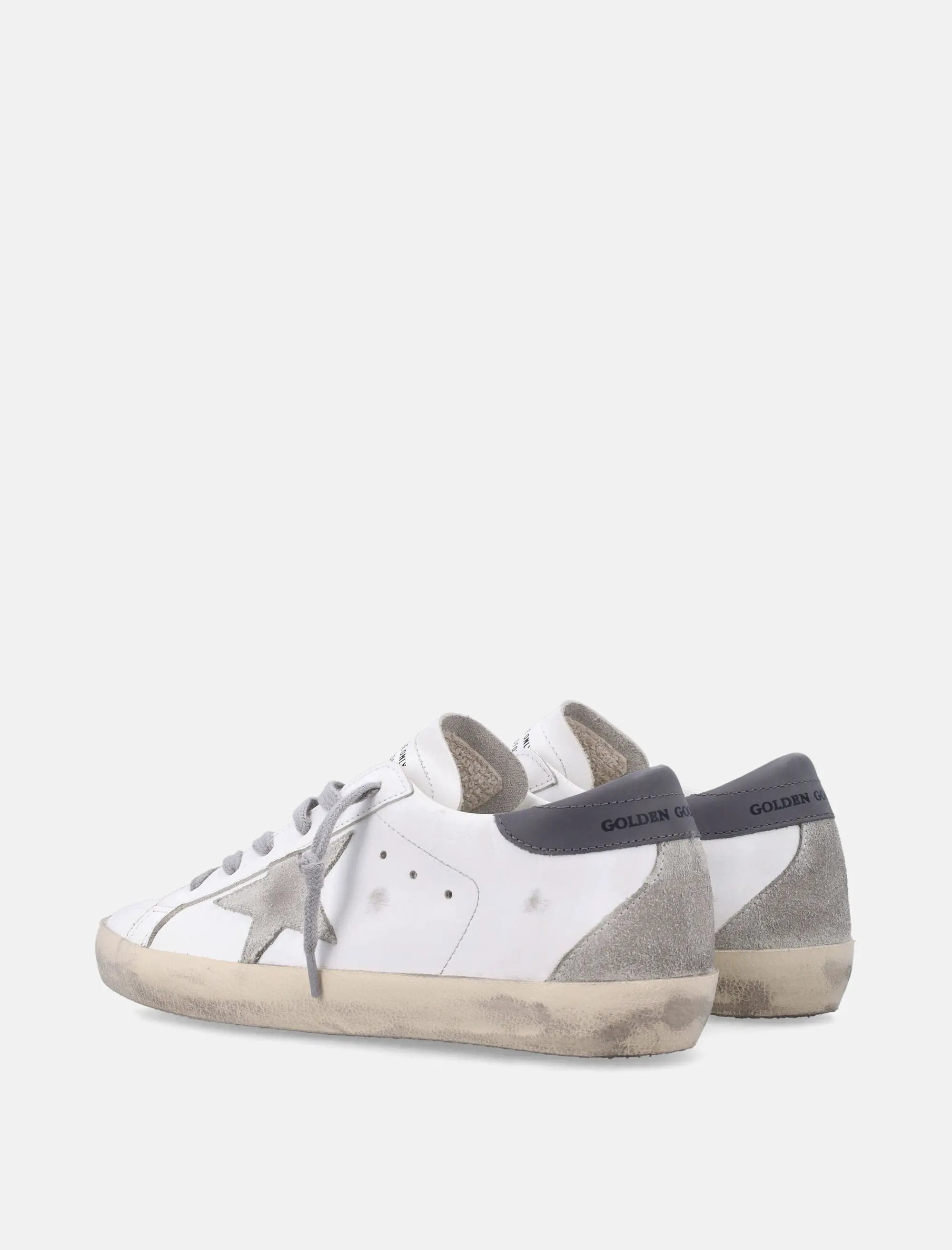 Super Star White And Gray Leather Womens Sneaker Golden goose оригінал – Купити в Україні – збільшений вид