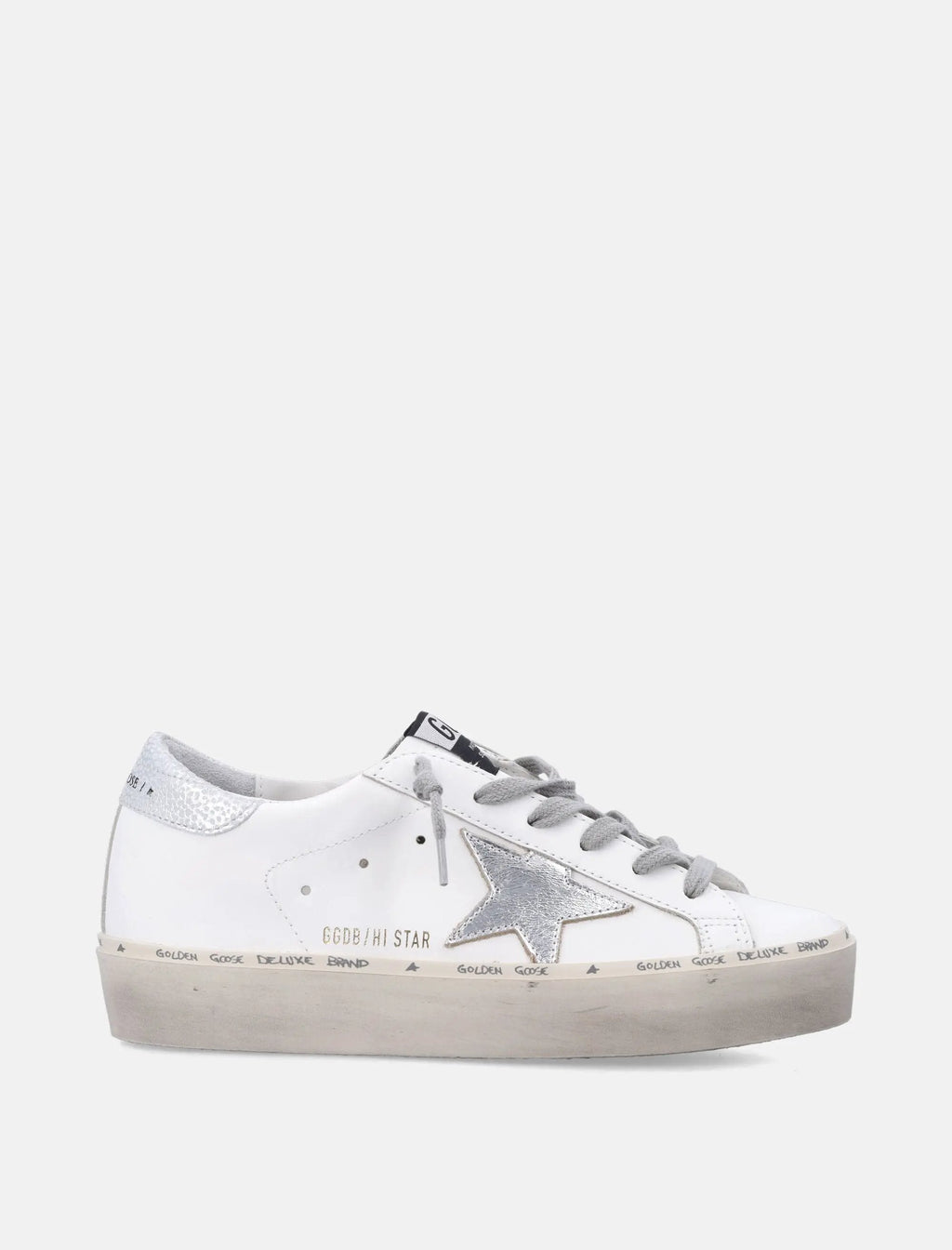 Hi Star Leather Womens Sneaker Golden goose – Гарантія оригінальності – боковий вид