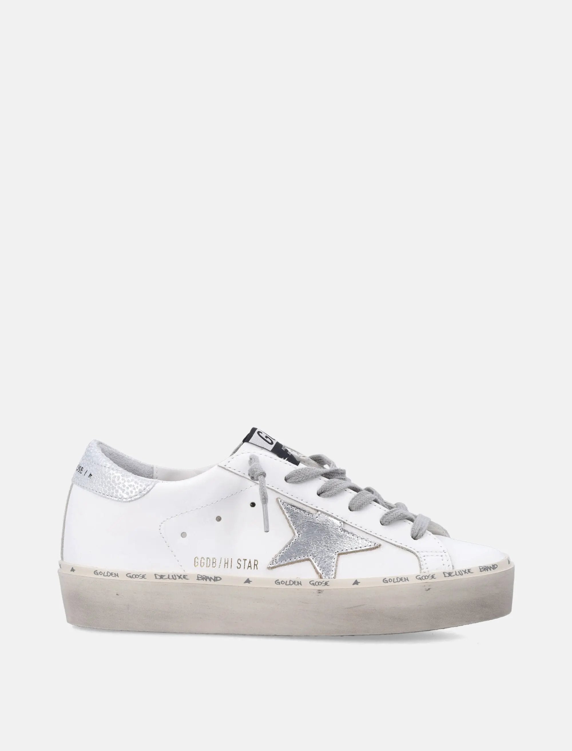 Hi Star Leather Womens Sneaker Golden goose – Гарантія оригінальності – боковий вид